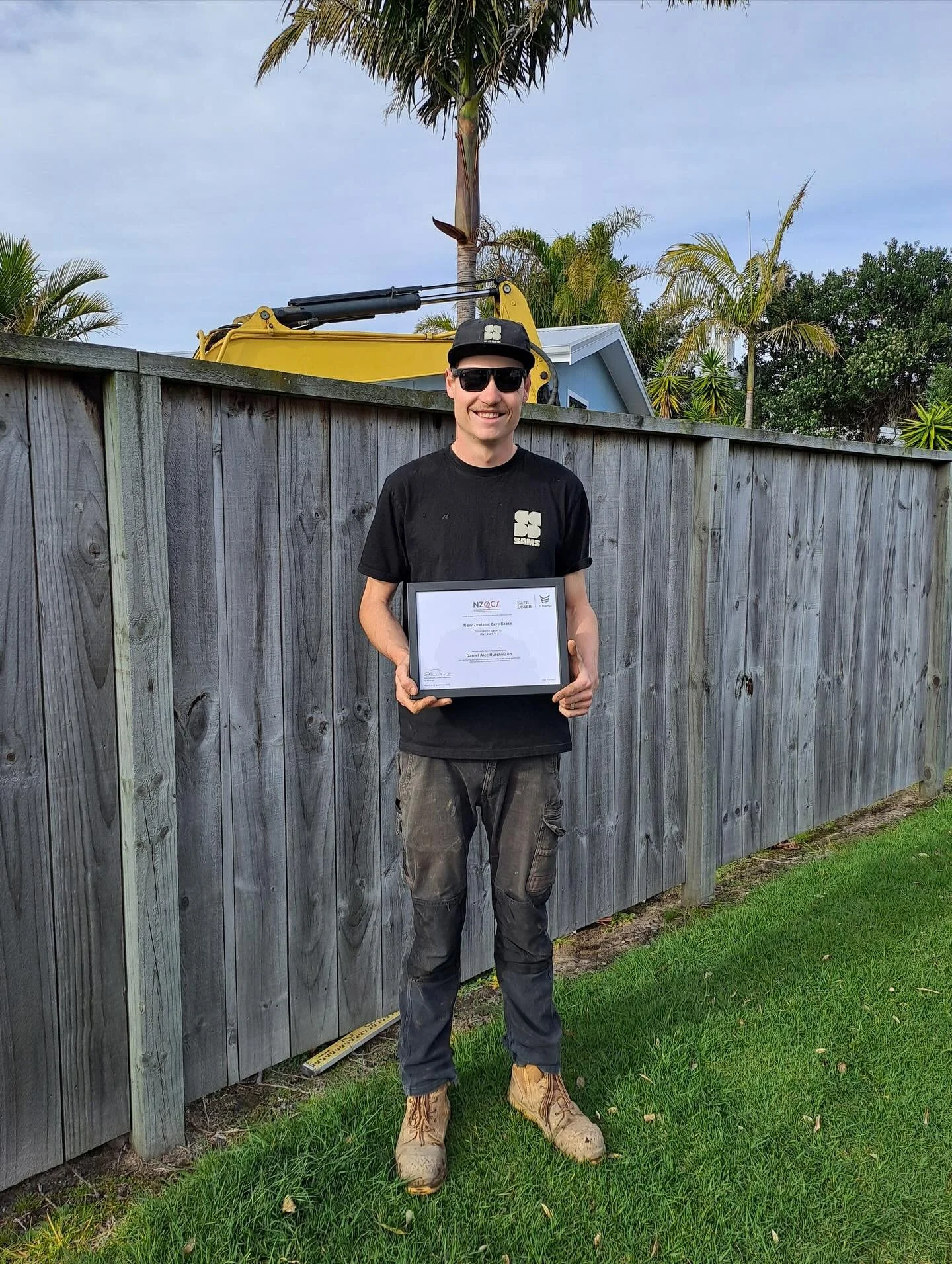 Huge congrats to our man Dan on passing his NZ Cert in Drainlaying! We are so proud of all Dans hard work and dedication, legend! 🏆🎉