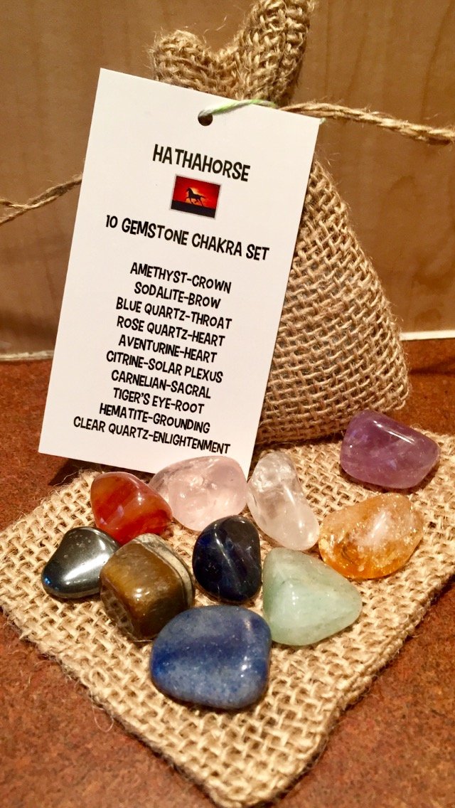 Set of Chakra Gemstones 10-Limited Quantity