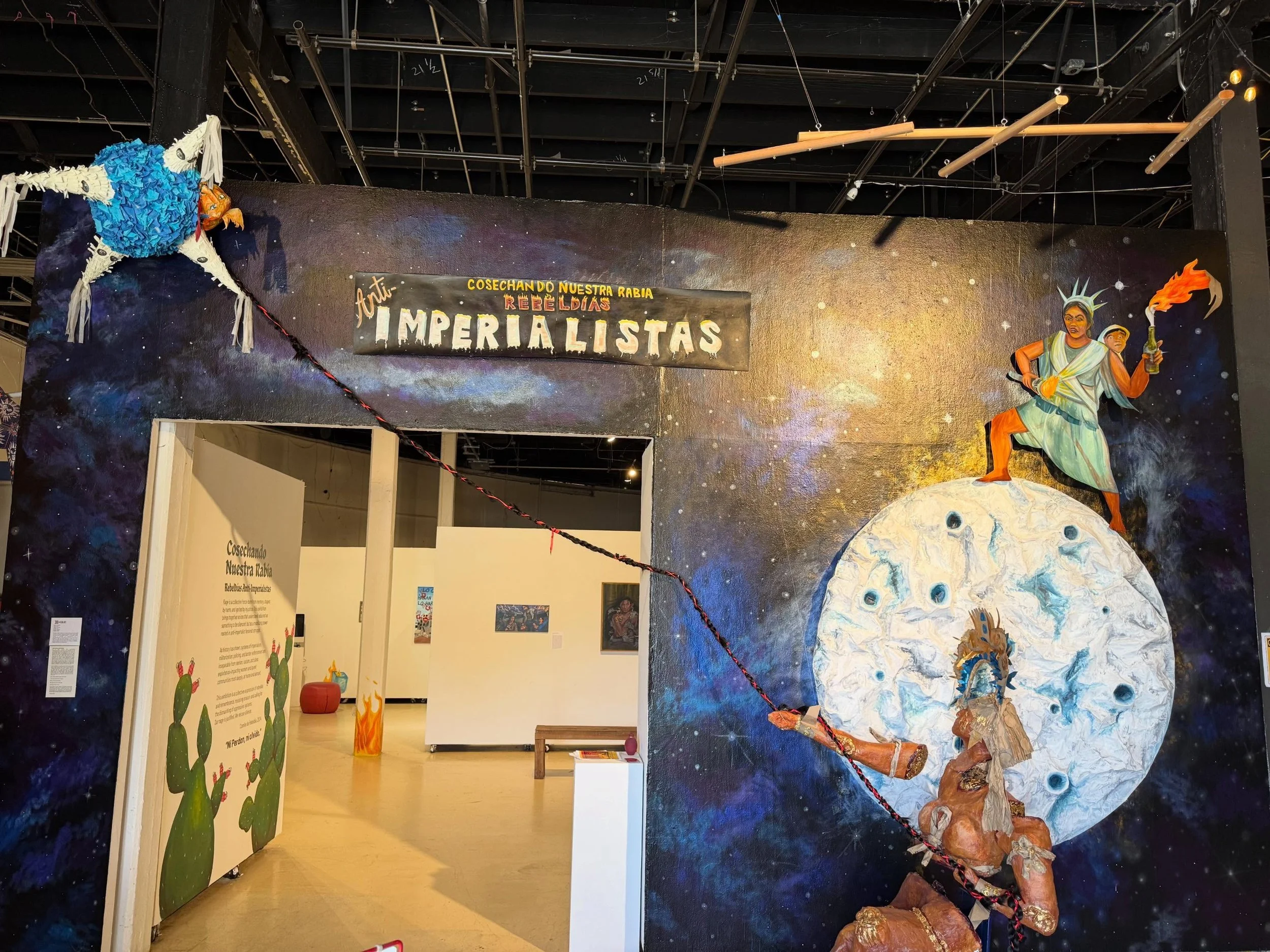 Our final week to view Cosechando Nuestra Rabia: Rebeld&iacute;as Anti-Imperialistas.

Gallery hours: Tuesday&ndash;Sunday, 12:00 PM &ndash; 5:00 PM
Last day to visit: May 3

Come experience this powerful exhibition. Don&rsquo;t forget to support  by