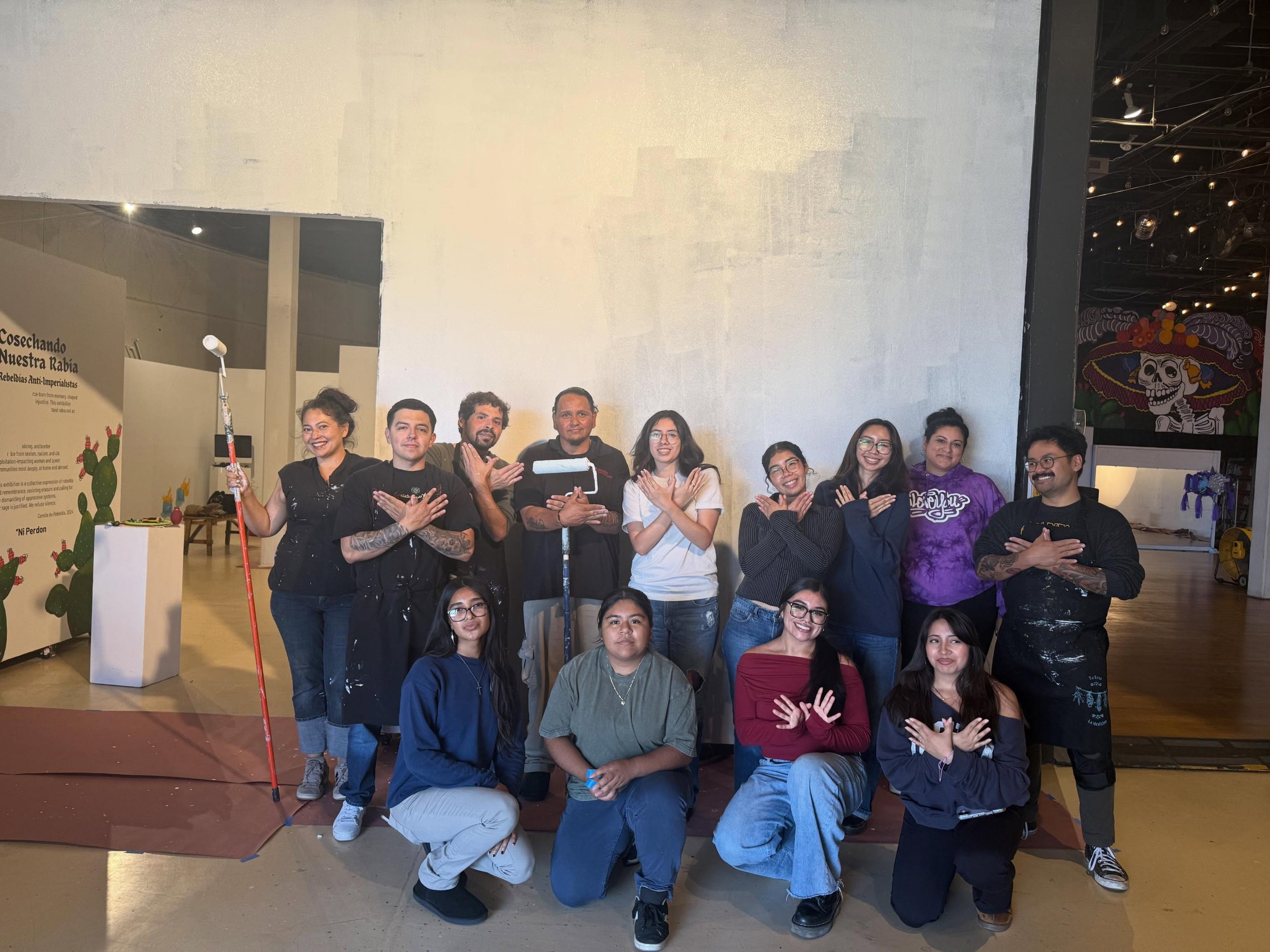 Sometimes artwork gets covered as we prepare for the next exhibition, and it can be hard to see it come off the walls. But these transitions remind us of our commitment to community programming and to creating space for more artists to share their wo