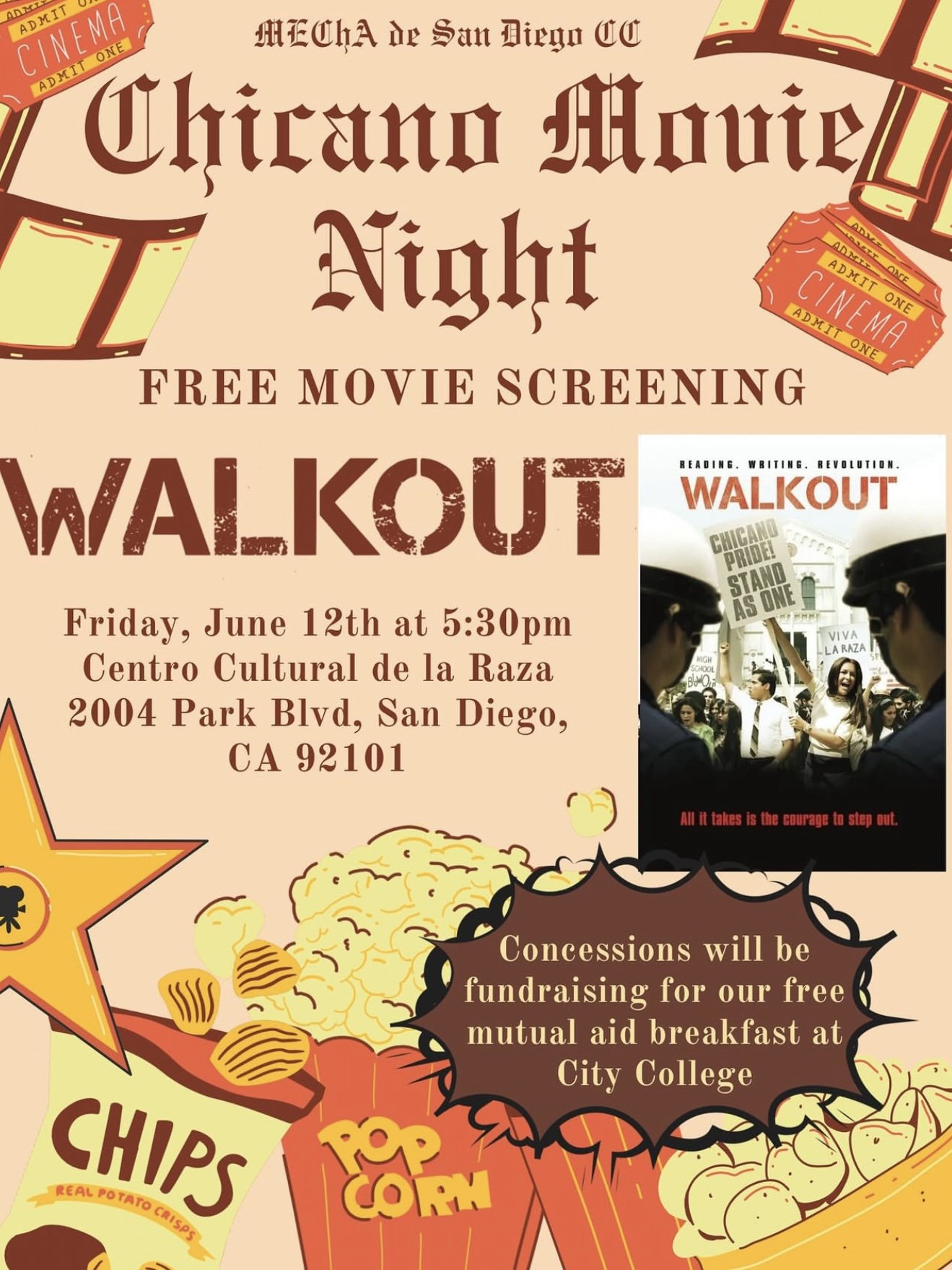 Chicano movie night 