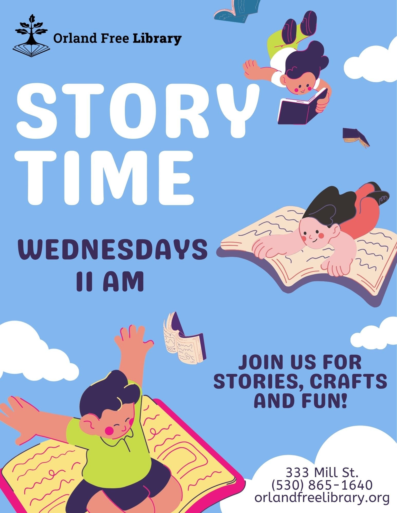 Toddler/Preschool Storytime — Orland