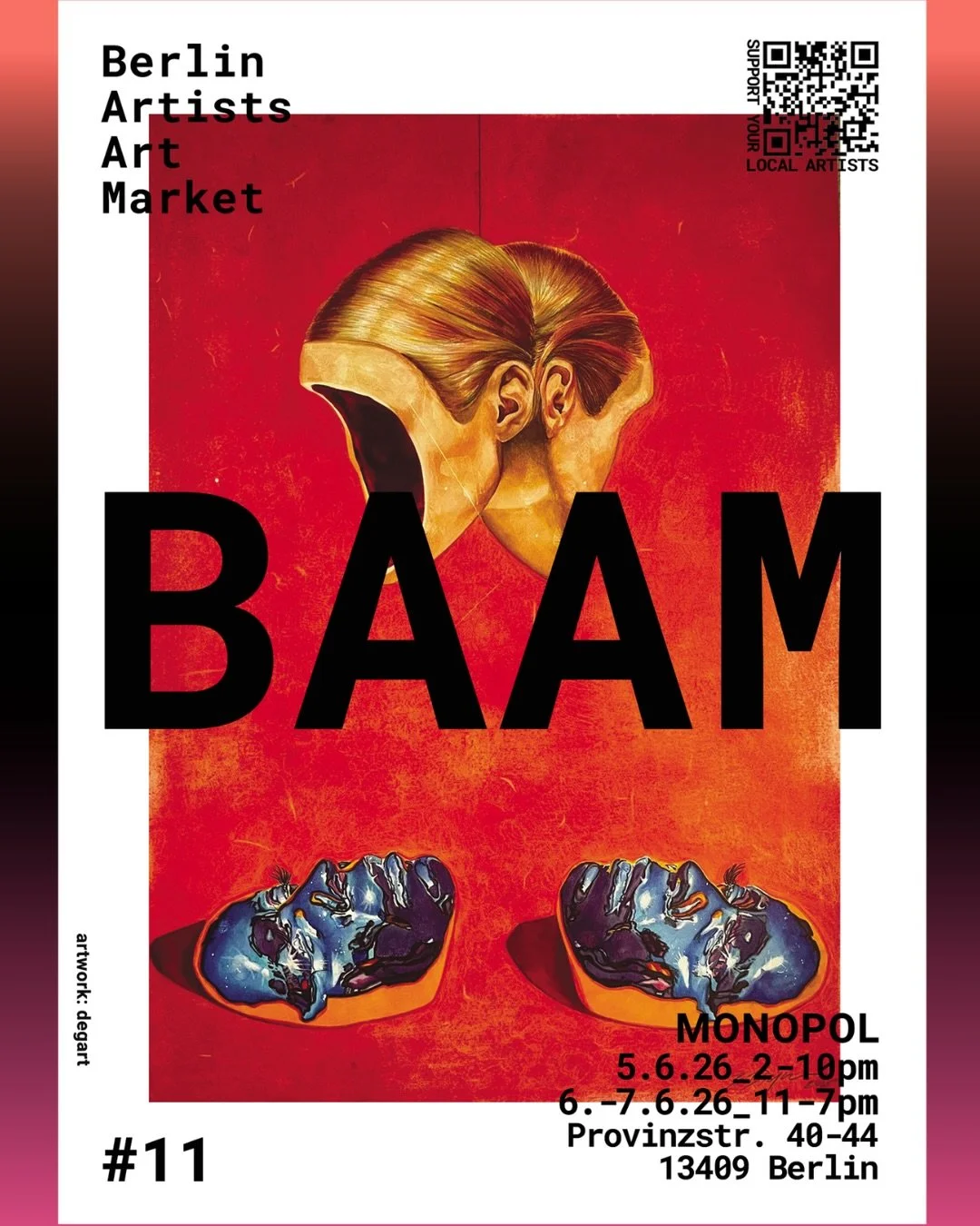 So grateful to be part of @baam.berlin &mdash; Artists Art Market this year.

Even though I won&rsquo;t be there in person, my work will travel to Berlin through &ldquo;Emotional Landscapes&rdquo;, a series exploring collage, painting, and textile ge