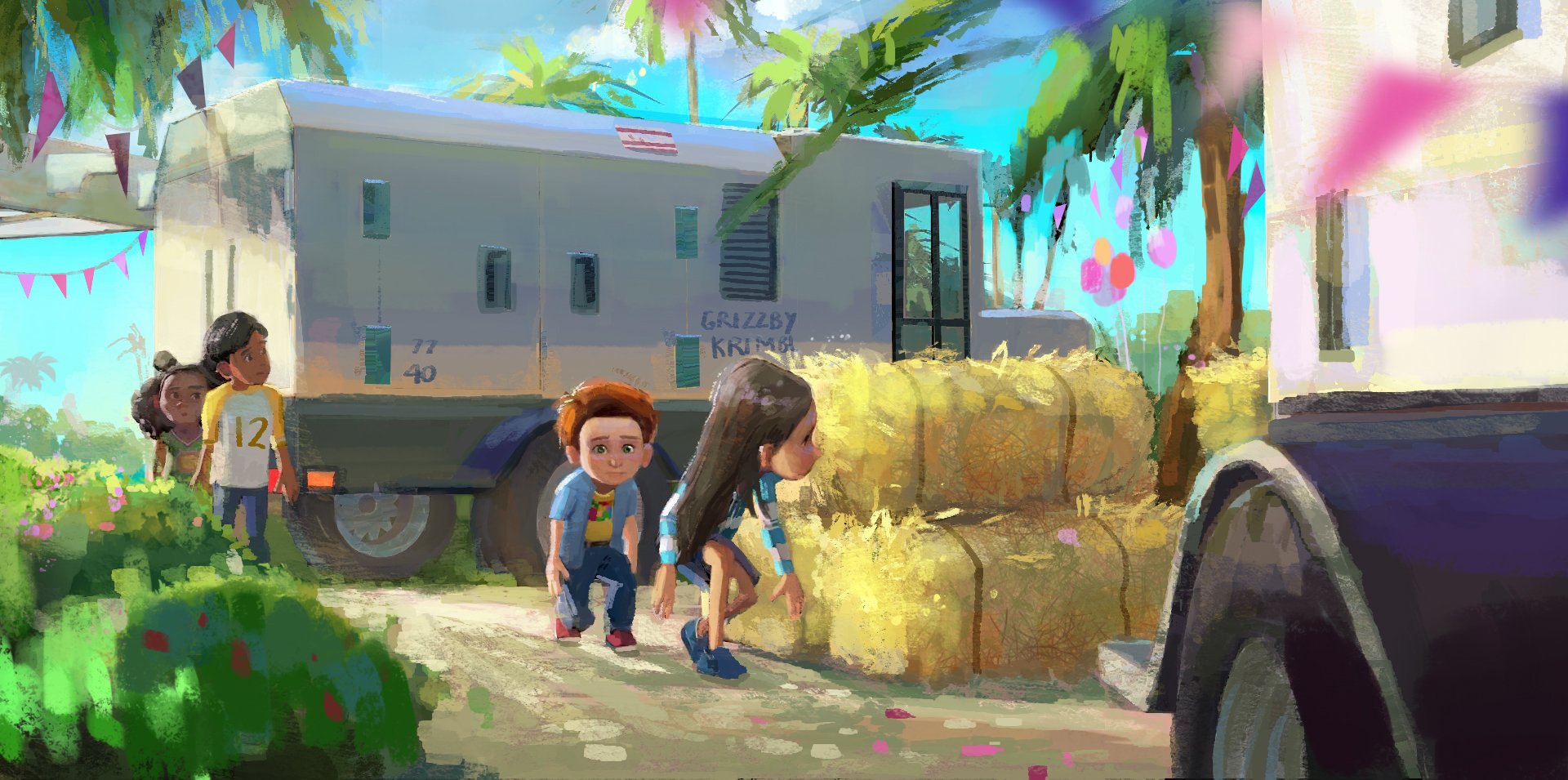 Jayda's party-sneaking in.JPEG