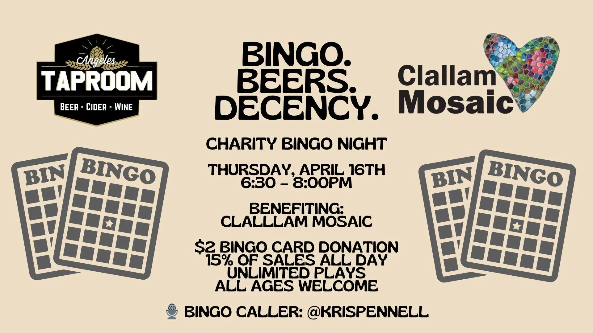 Charity Bingo Night