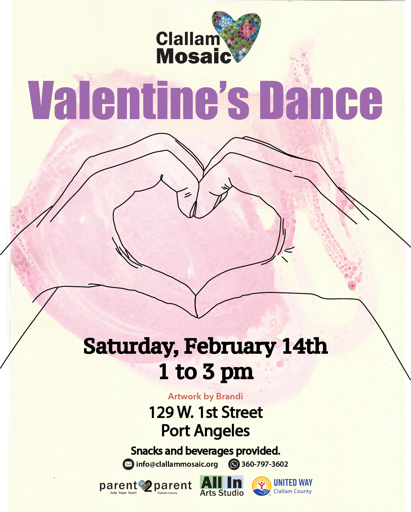 Valentine's Day Dance Flyer