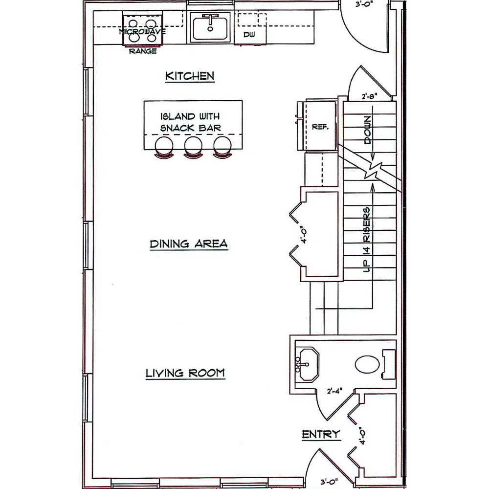 First Floor of the Apartment