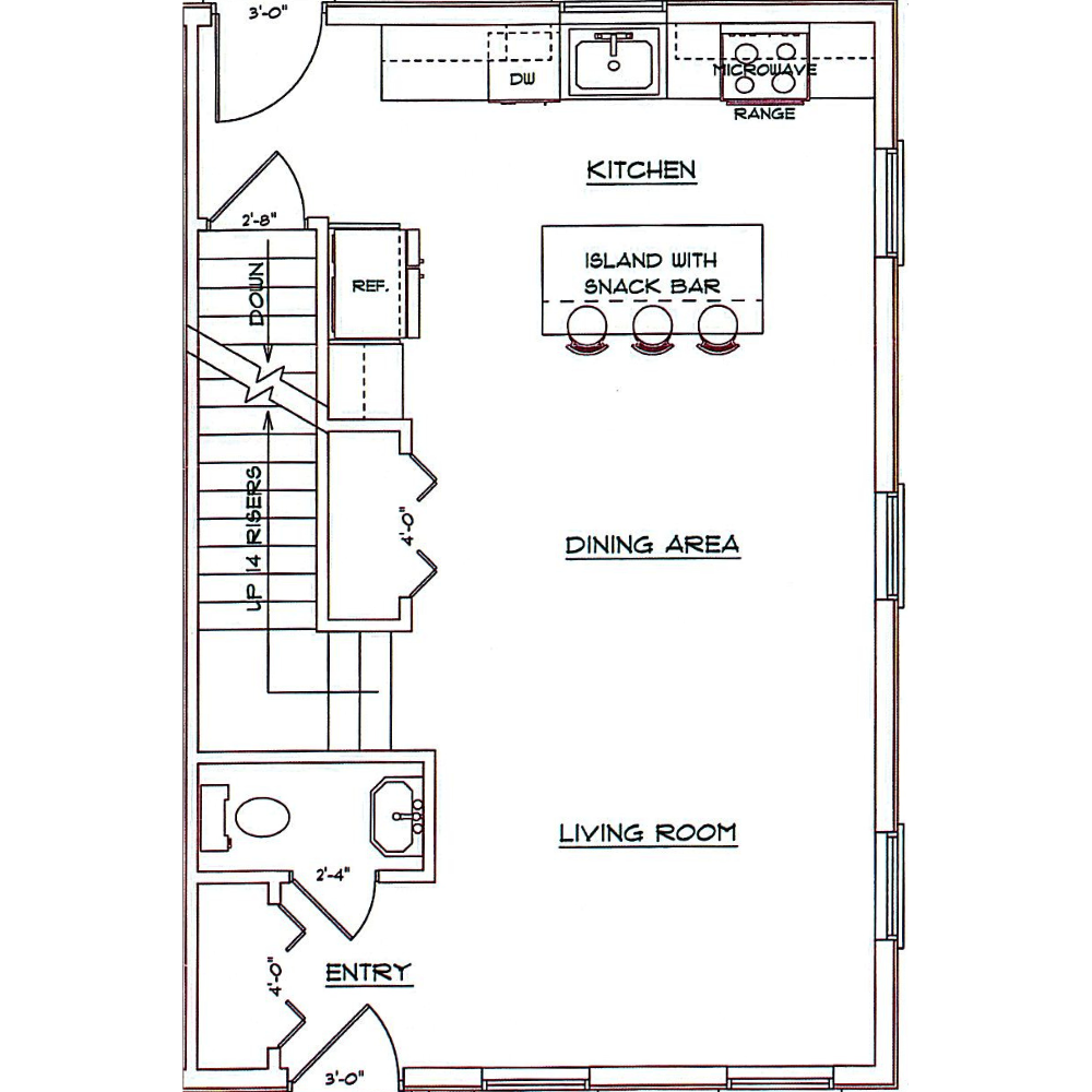First Floor of the Apartment