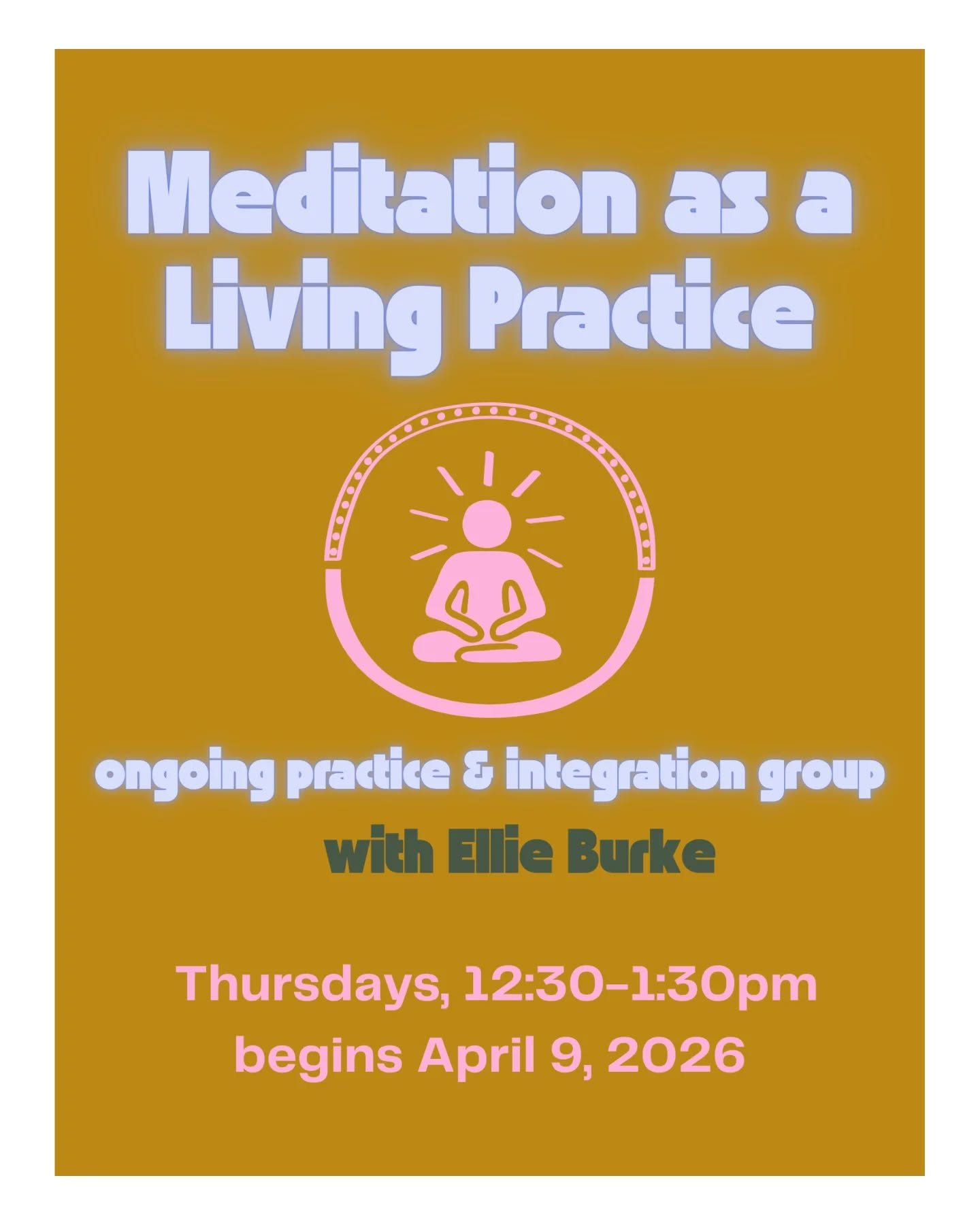 This is for you if:

- you have a meditation practice but it feels disconnected from your day-to-day life

- you think meditation isn&rsquo;t &ldquo;for you&rdquo; but you&rsquo;ve always had a curiosity 

- you value the support and accountability o