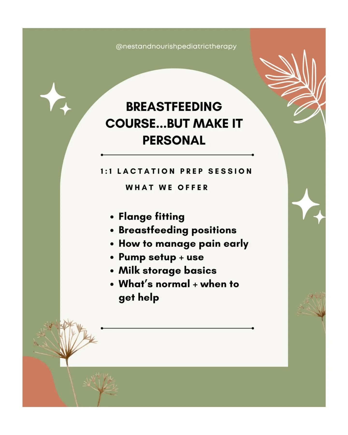 So many moms tell us the same thing:
&ldquo;I wish someone had explained this before the baby arrived.&rdquo;

Breastfeeding is natural &mdash; but that doesn&rsquo;t mean it always comes naturally. Our 1:1 lactation prep sessions are designed to hel
