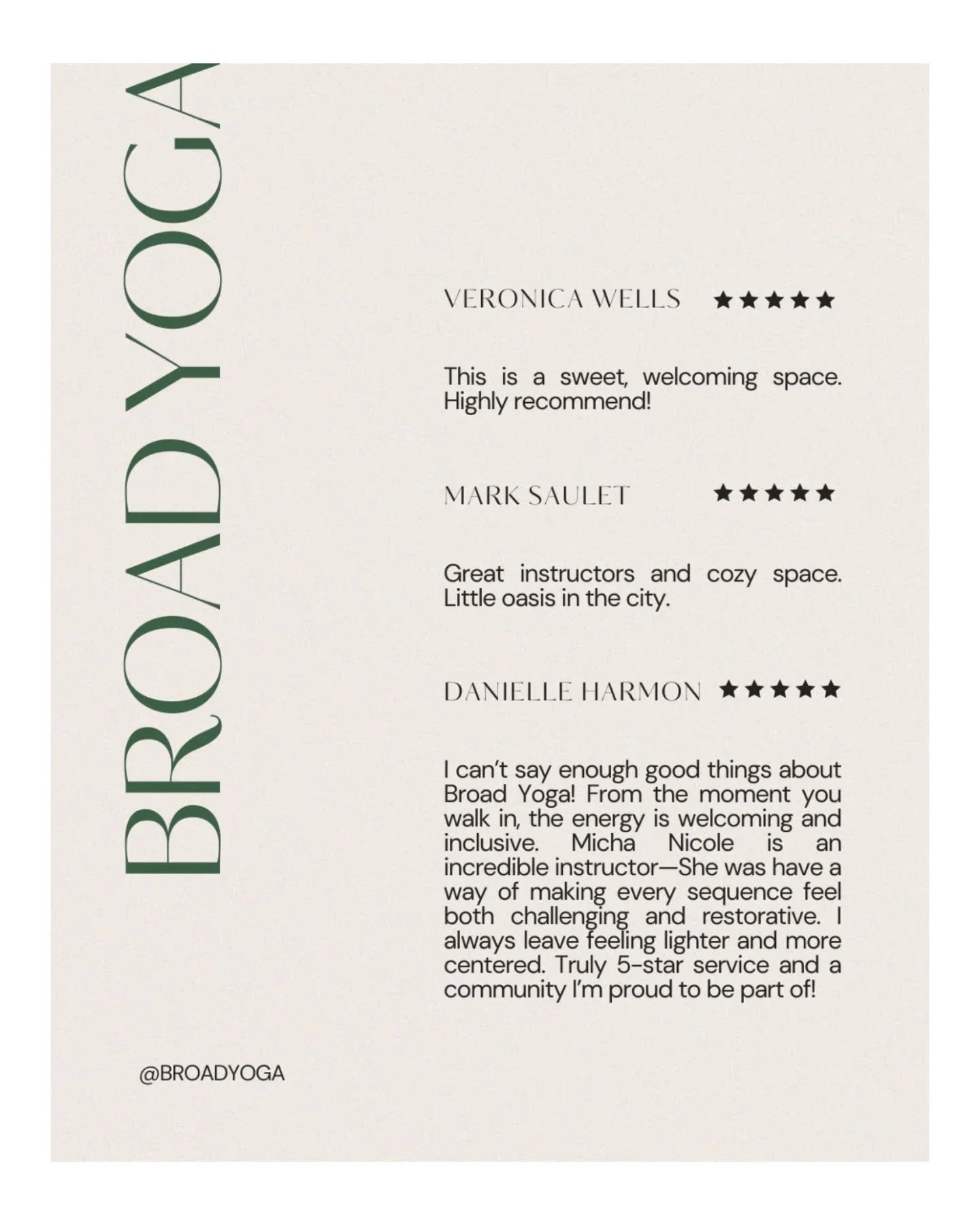 @broadyoga is a 100% pay-what-you-can yoga studio in downtown Richmond located at 817 W Broad Street 

Broad Yoga was opened to create more opportunities and access points for individuals to practice yoga around Richmond 

Hatha, Vinyasa and Restorat