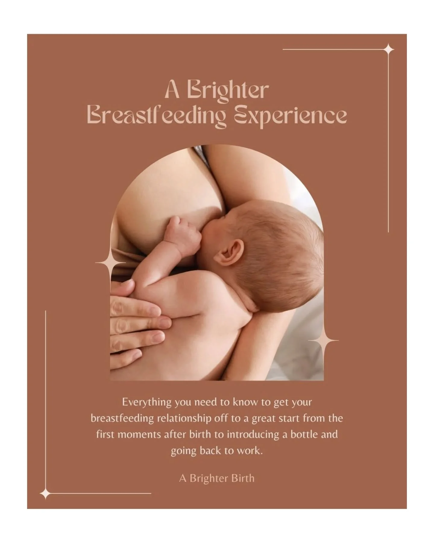 From those first moments after birth all the way to pumping and heading back to work, A Brighter Breastfeeding Experience empowers with the knowledge you need to start your breastfeeding (and parenting) journey with confidence.  This class breaks it 