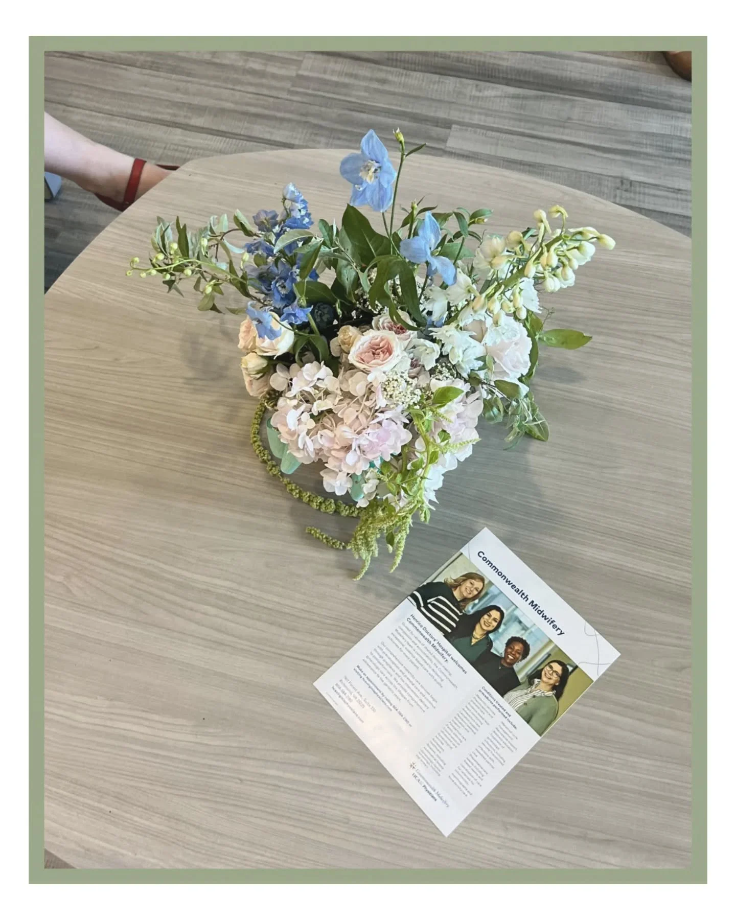 "Flowers Belong in Spaces of Care&rdquo;

Flowers shift a room.
They soften edges.
They signal care.
They remind people they&rsquo;re being held, even before a word is spoken.
I design ongoing floral installations for spaces that serve others:
t