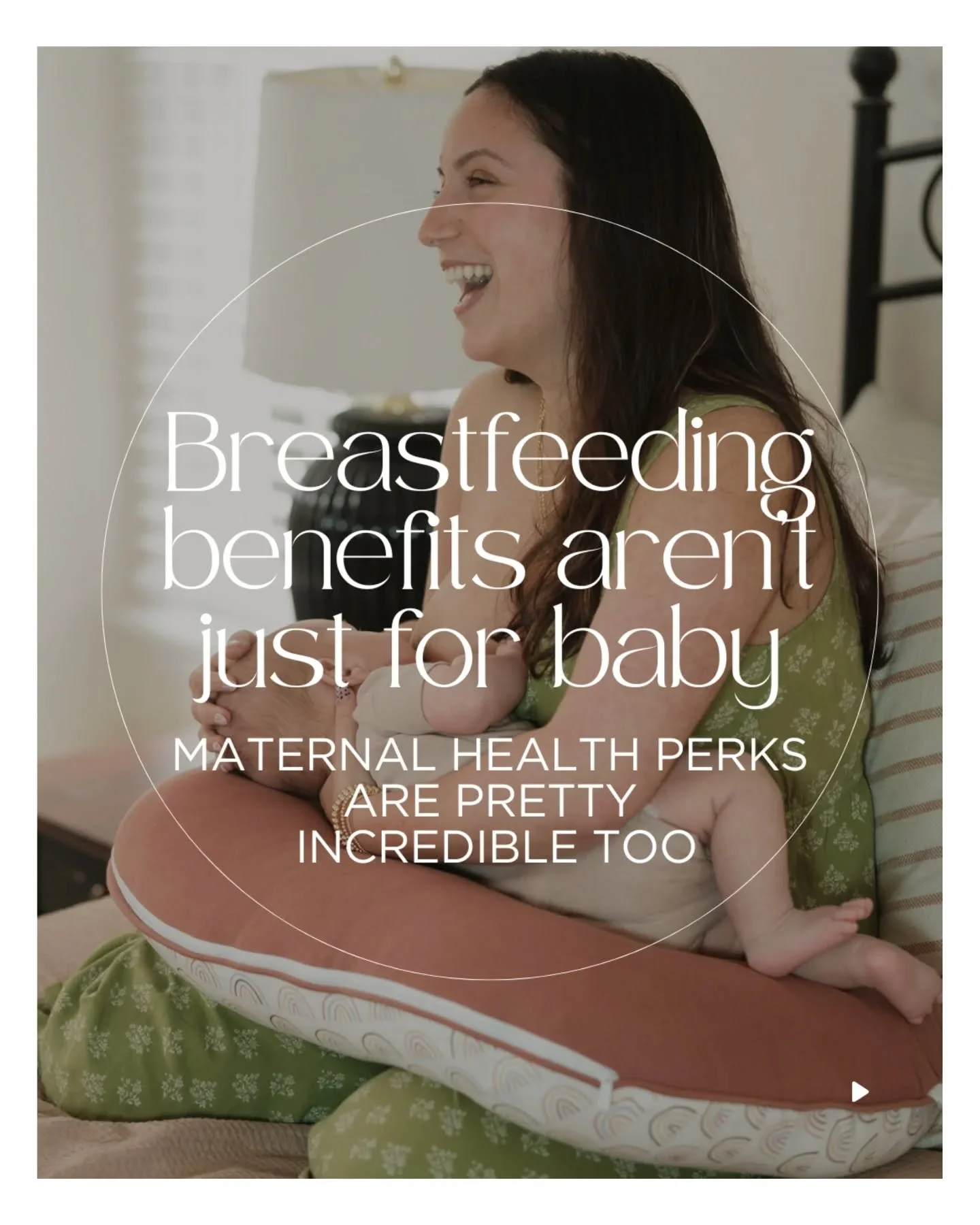 Breastfeeding provides nourishment and connection for baby&hellip; but did you know it supports maternal health too? 🤍✨

Research has shown breastfeeding is associated with long-term health benefits for mothers, including lower risks of certain canc