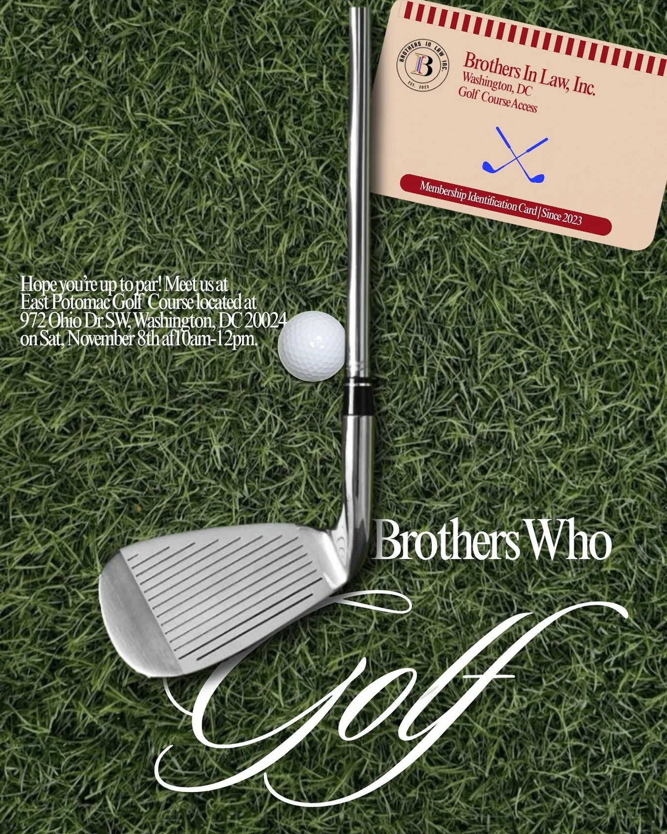 In a busy season, the golf course offers what we all need most&mdash;space to think, connect, and grow together. This one&rsquo;s all about gratitude. ⭐️

Join Brothers In Law, Inc. for our November installment of Brothers Who Golf&mdash;an afternoon