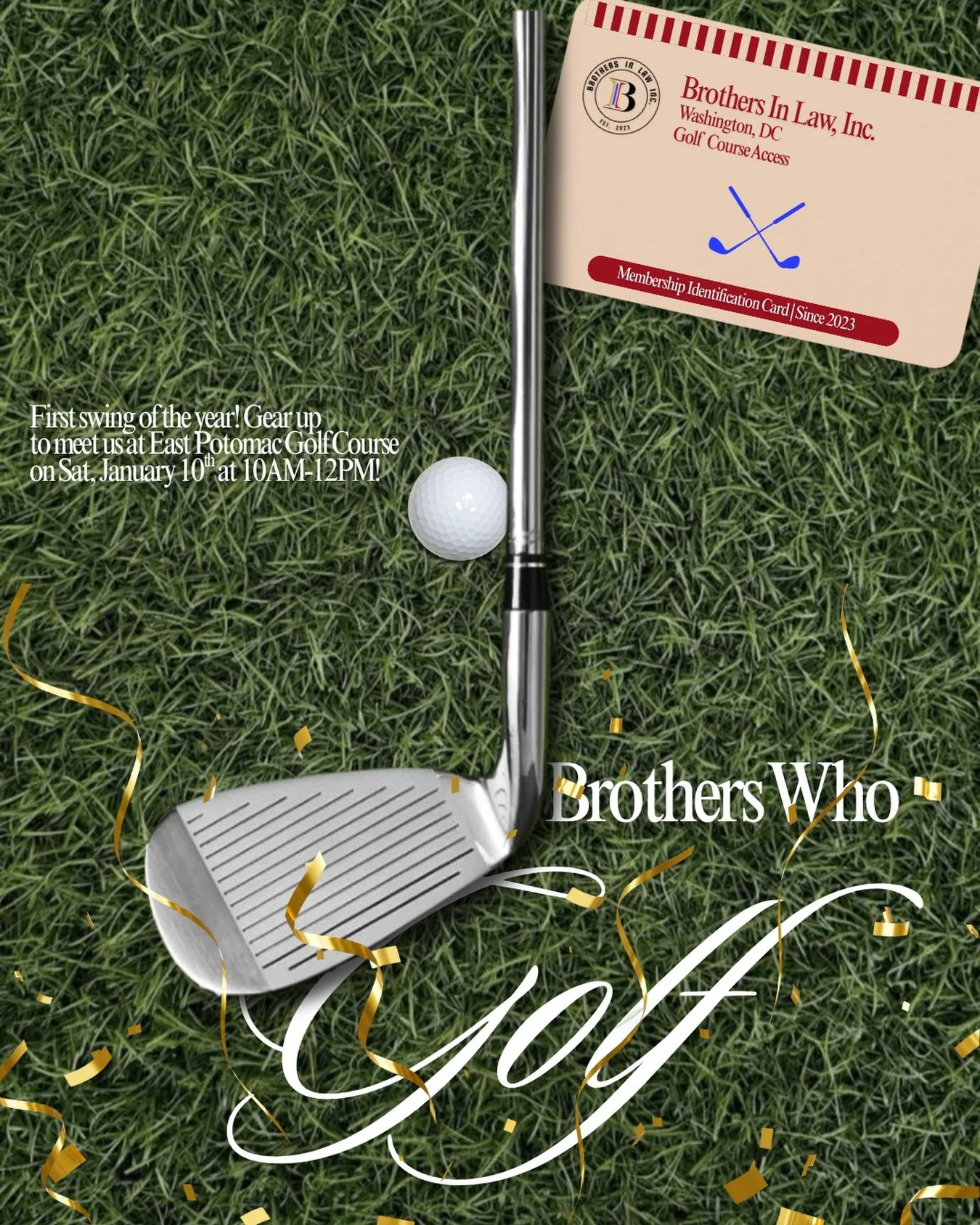 New year. Fresh greens. Stronger connections. ⛳️

Brothers Who Golf is back for our January installment &mdash; a chance to reset, reconnect, and step into the year with intention, fellowship, and a smooth swing. Register using the link in our bio to