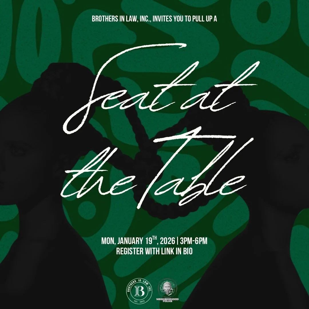 Meet Brothers In Law today (Mon, January 19th) as we gather to put truth back into motion with &ldquo;Seat at the Table: Legacy in Action.&rdquo;

This is a sacred civic space where faith leaders, artists, educators, and organizers sit together and a