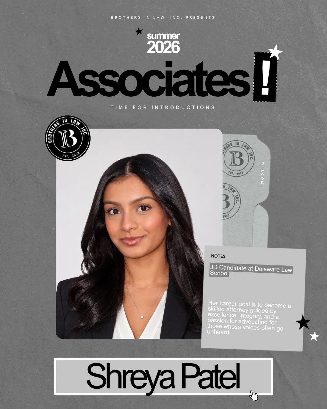 Meet the Brothers In Law Summer 2026 Associates. ⚖️

This cohort represents the next generation of legal leaders, advocates, and changemakers. From aspiring civil rights attorneys and corporate counsel to future sports law professionals and public in