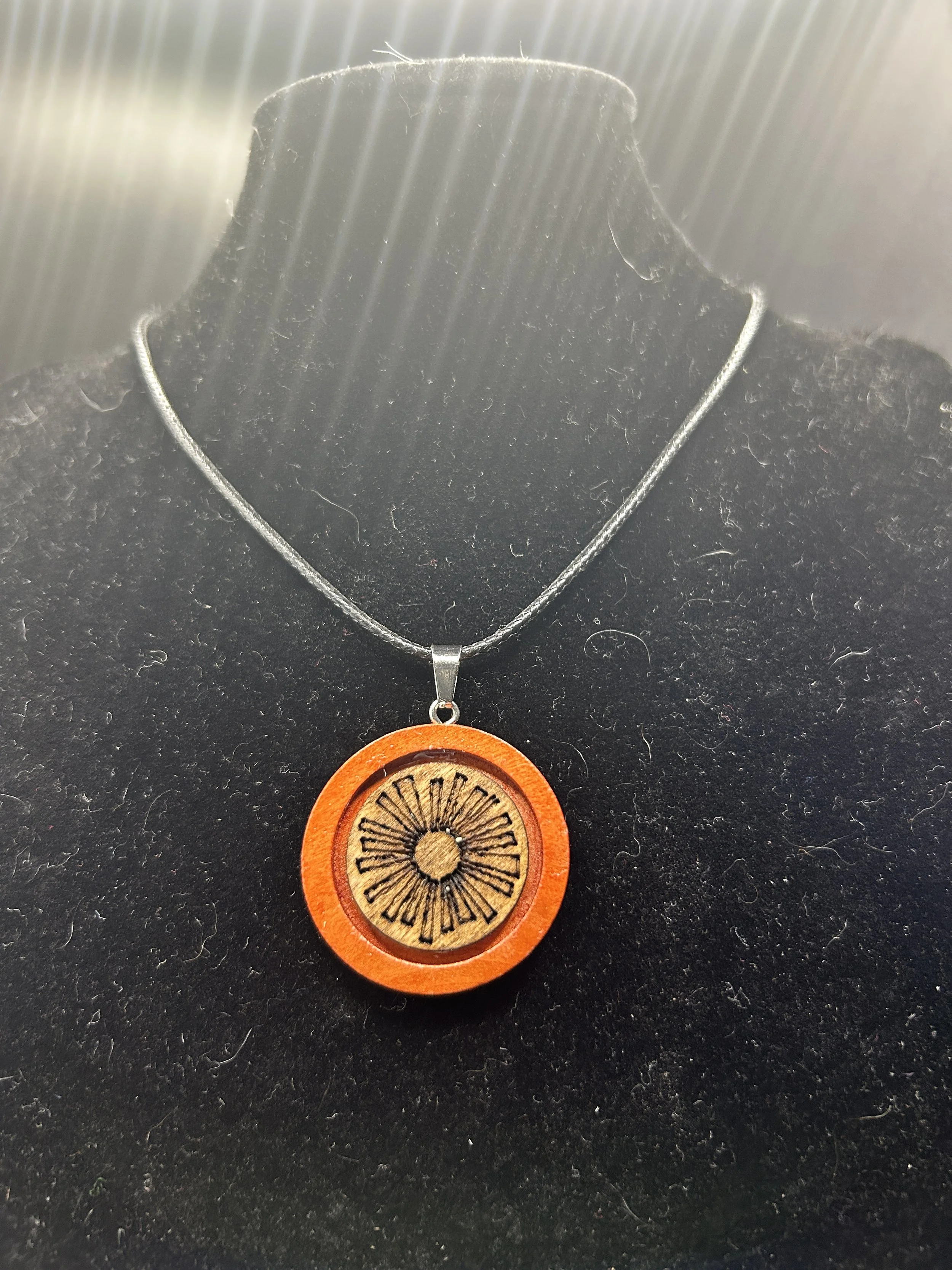 Wood Circle Necklace