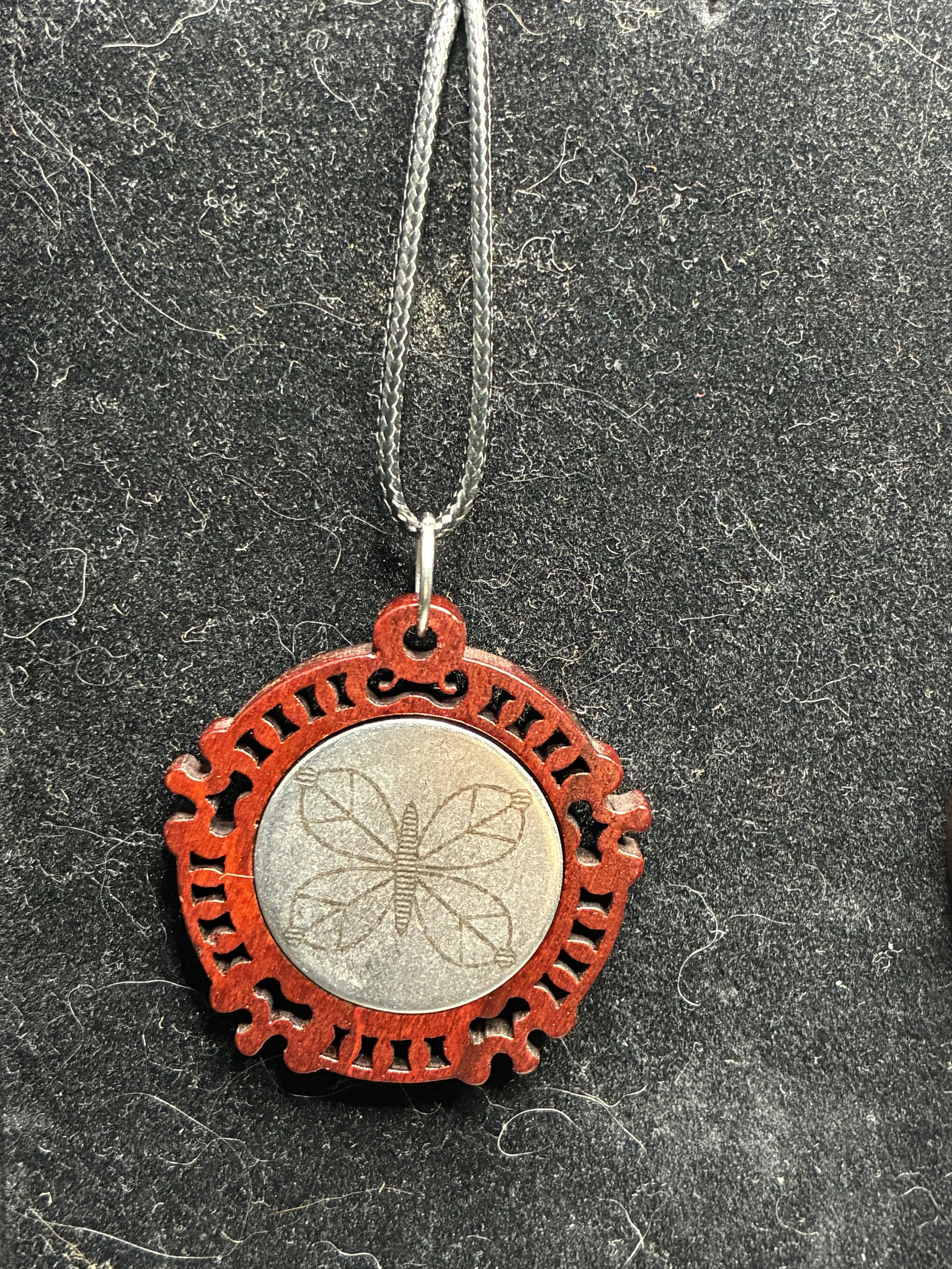 Wood and Metal Necklace