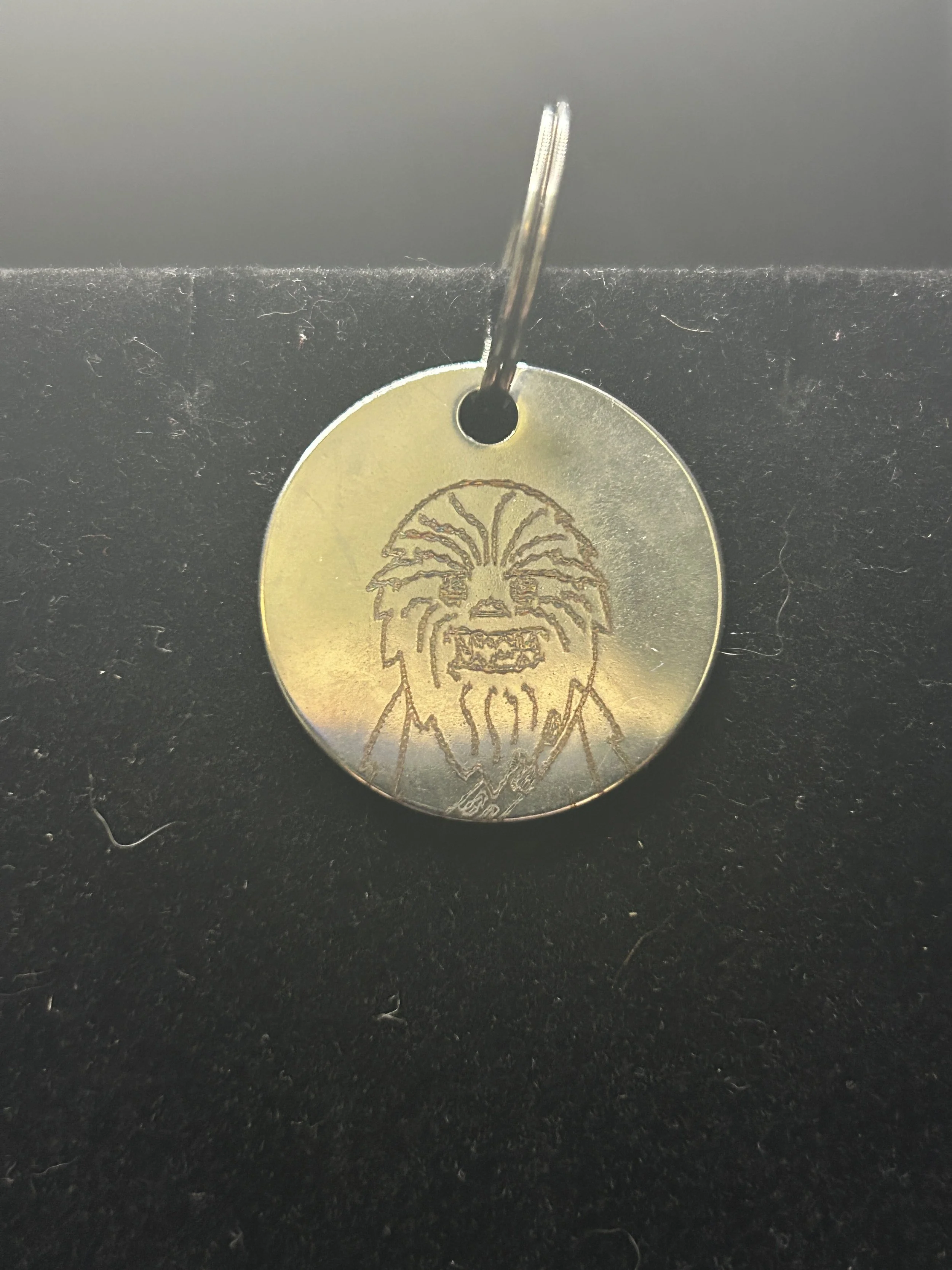 Chewbacca Stainless Steel Keychain