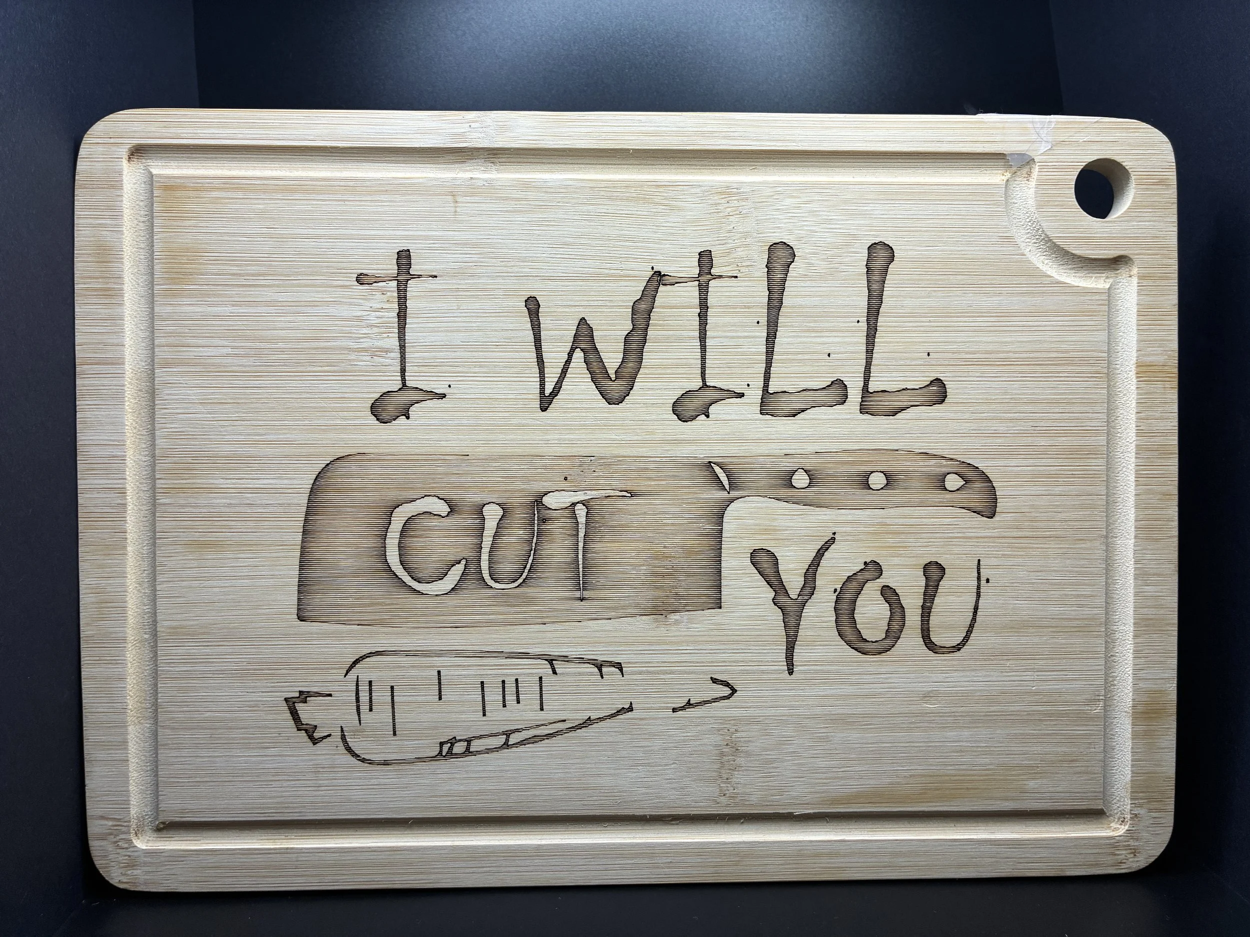7.75x11 Engraved Cutting Board