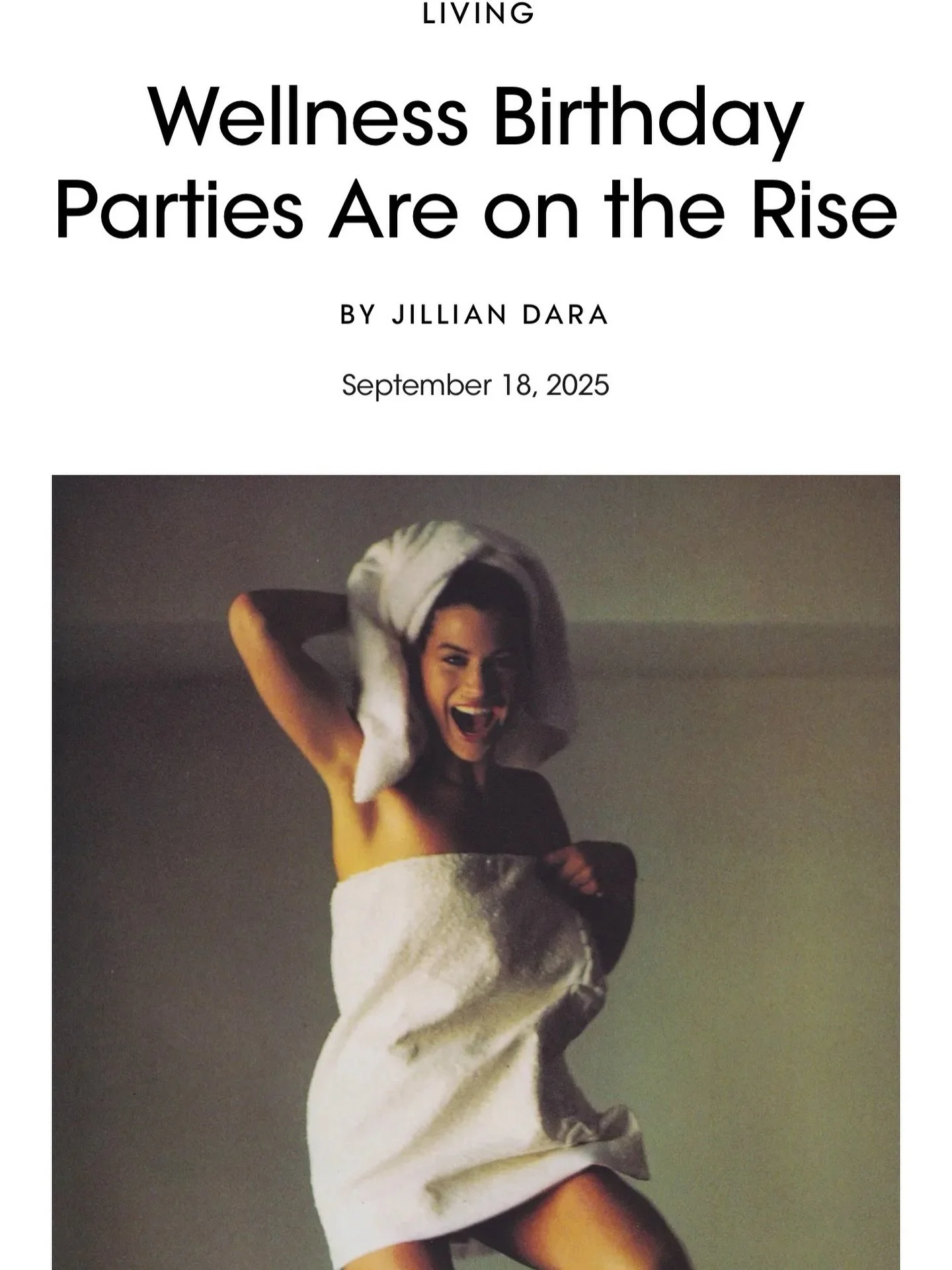 Wellness parties just made their @voguemagazine debut. ✨

From birthdays to weddings, we bring luxury, connection, and recovery straight to your celebration.

Now serving Santa Barbara &amp; Montecito &mdash; from intimate groups of 2 to large events