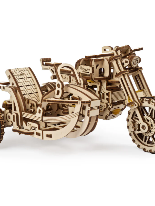 UGears Scrambler UGR-10 w/sidecar