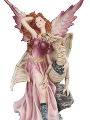 Fairy with Dragon Skeleton