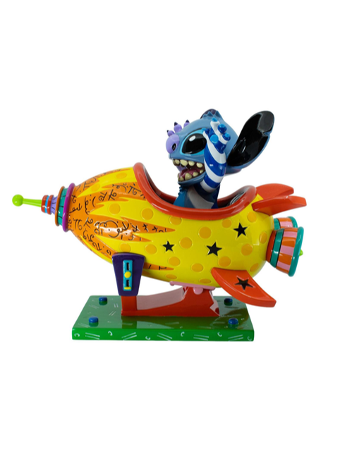 Stitch On Rocket Ship!