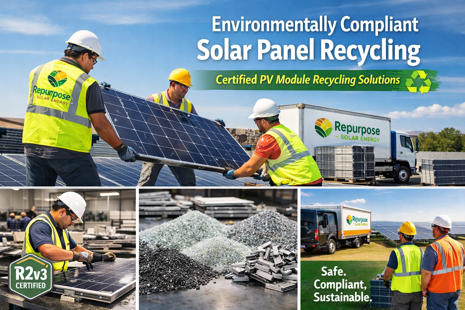Environmentally Compliant Solar Panel Recycling in the United States: How Certified PV Module Recycling Protects Your Project