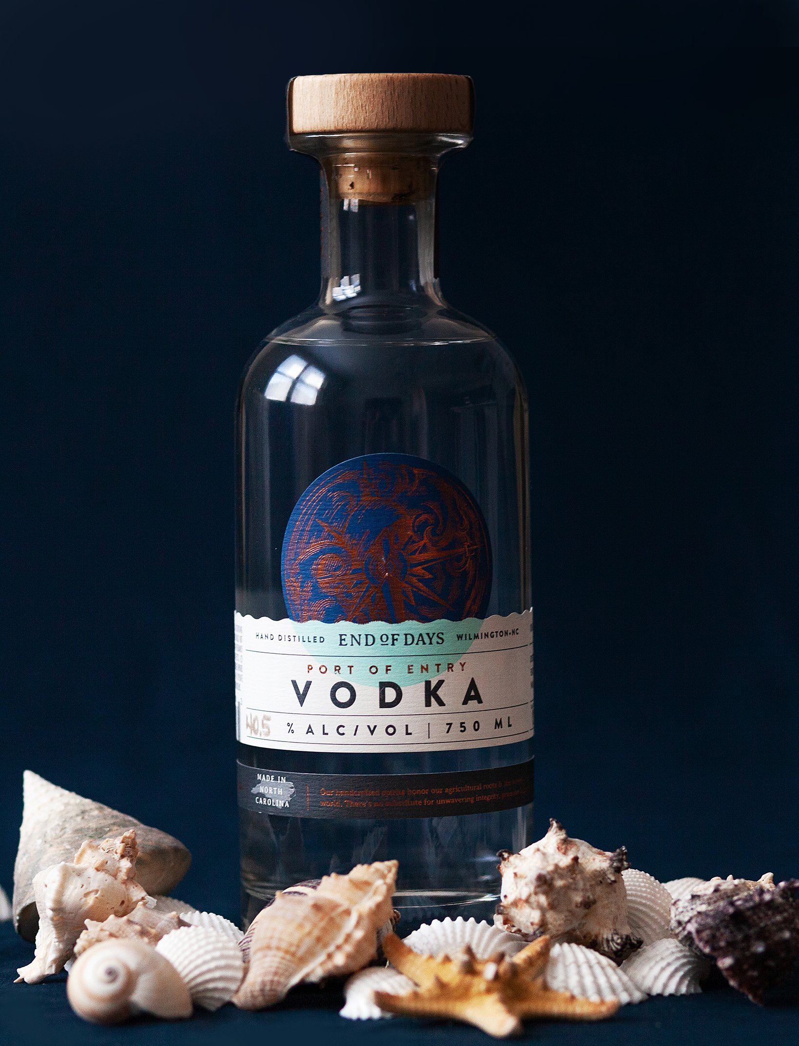 A gift from EOD Distillery in Wilmington, NC.