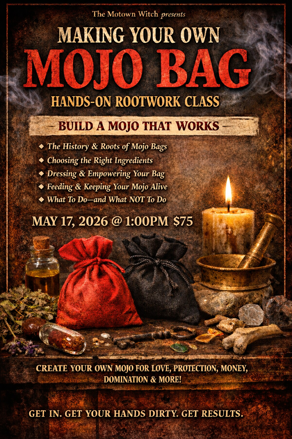 Make Your Own Mojo Bag - May 17, 2026 - $75