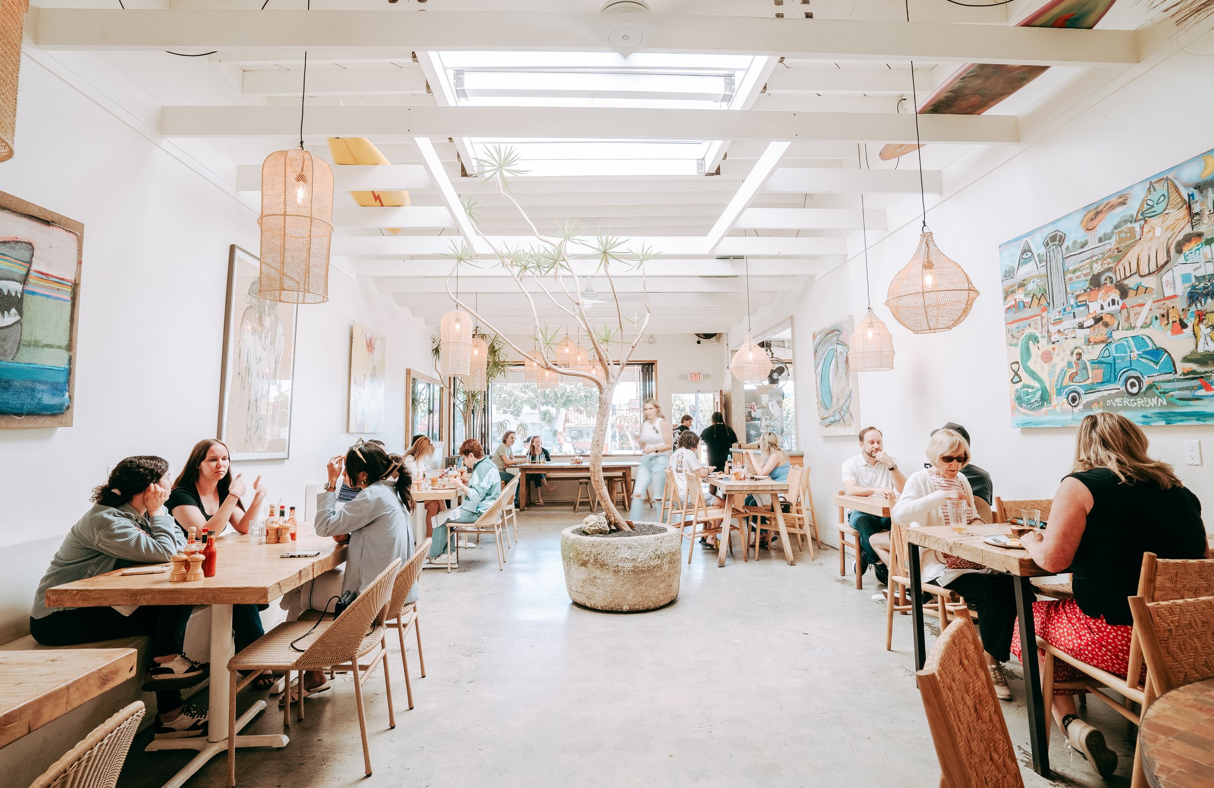 Interior exterior construction renovation Bluey's Mar Vista Los Angeles