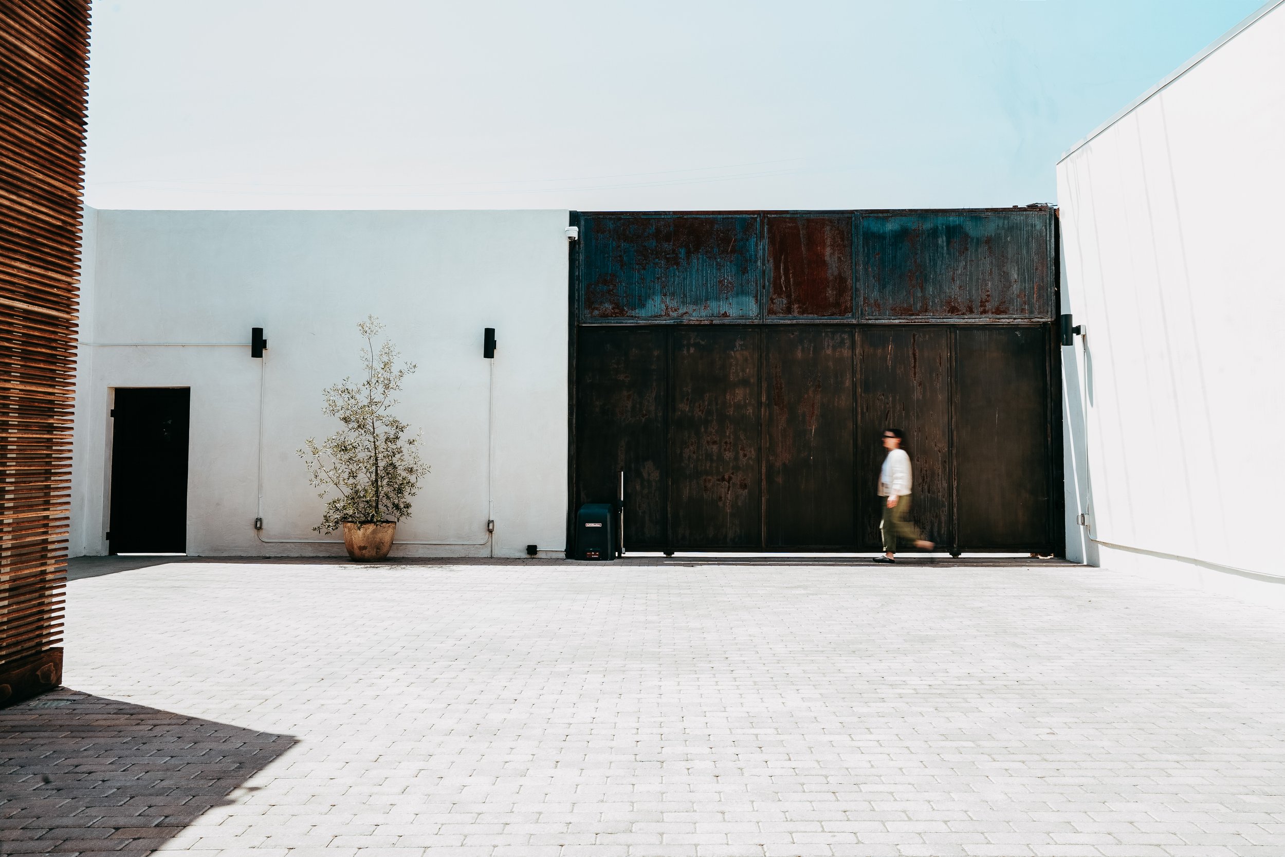 Exterior Construction renovation west adams event space