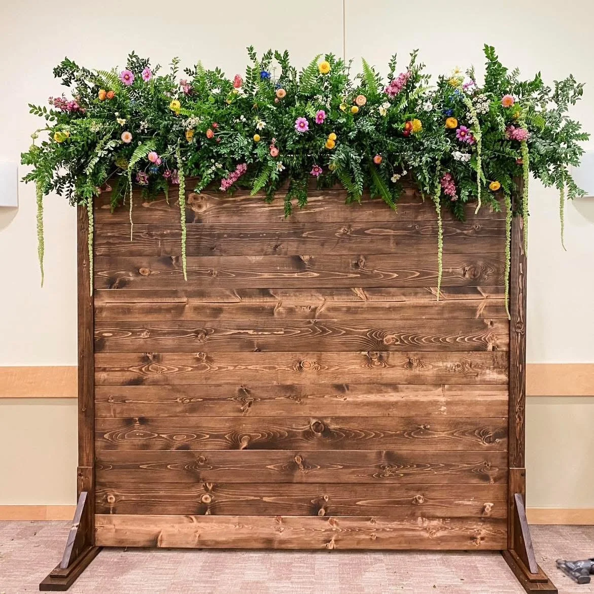 Lux Floral Photo Booth/ Backdrop Installment