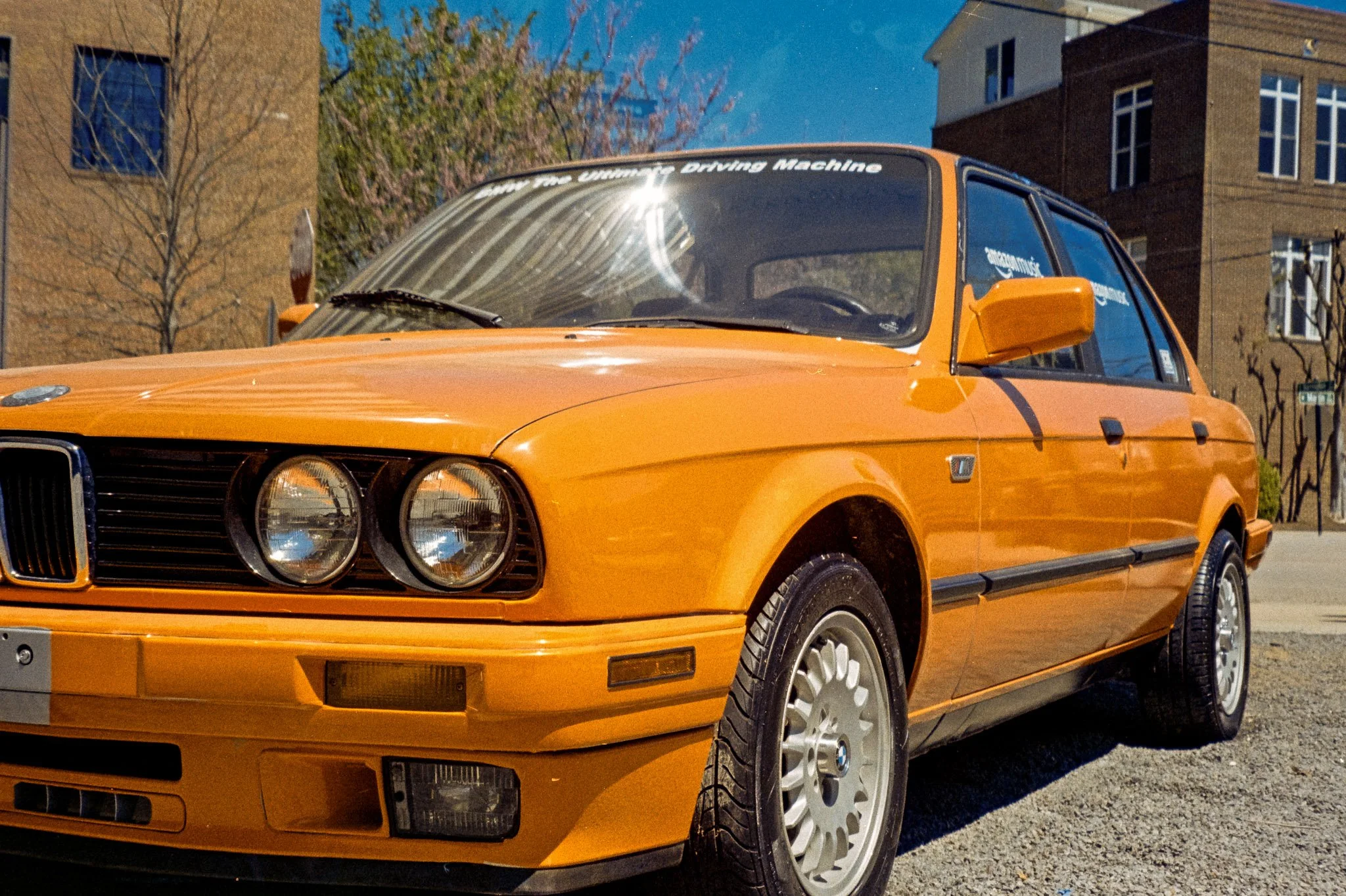 Driving Machine. Raleigh, NC '23. (Kodak Gold 200.)
