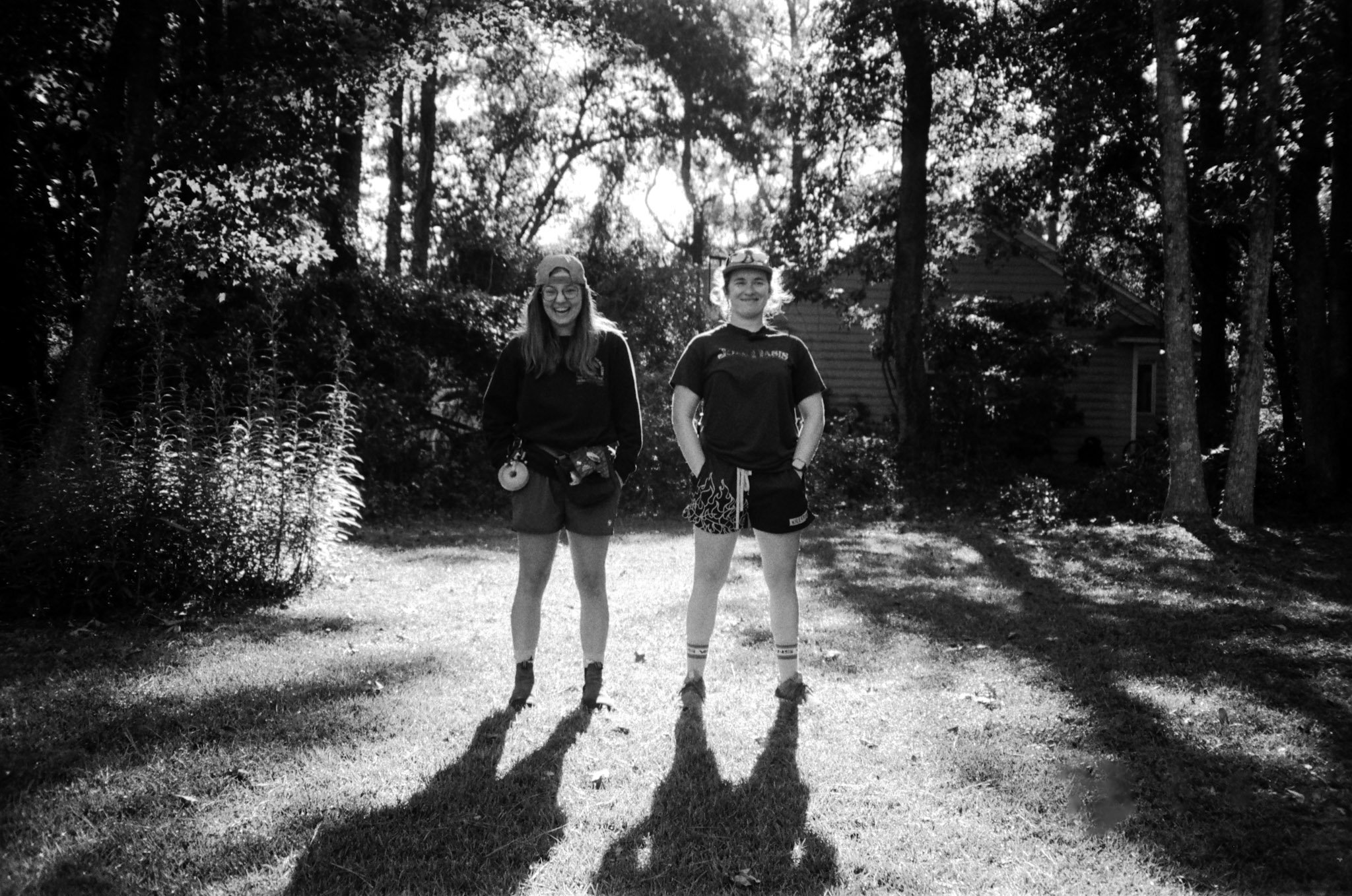 Hailey & Karla. ILM, NC '23. (Ilford HP5.) 