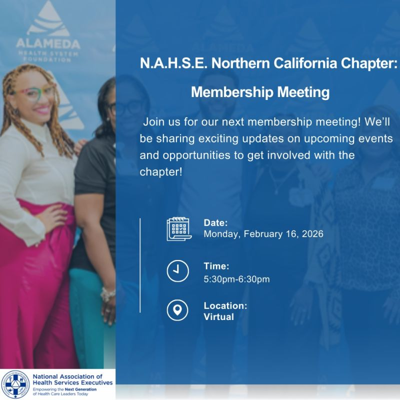 NAHSE Northern California Chapter Membership Meeting