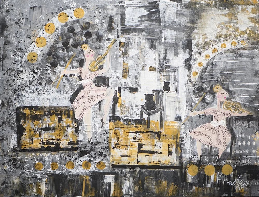 Two Cat Concerto by Terry Sand