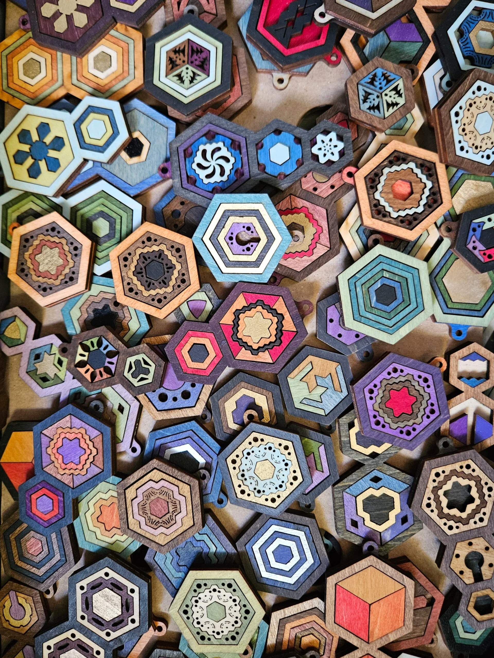 Wood Pendants with Gadget