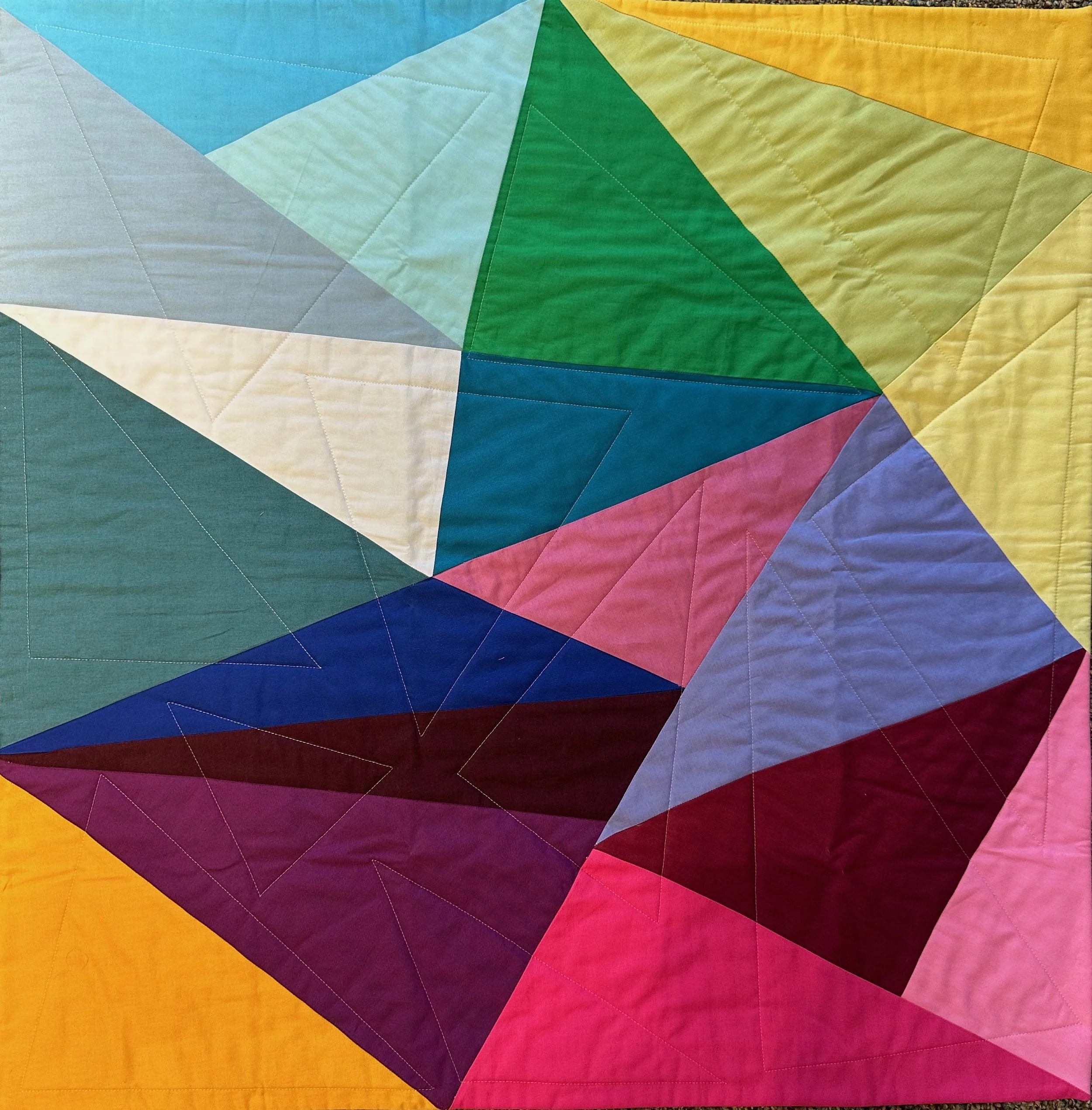 Graphic Areas of Solid Colors by Beverly Thompson