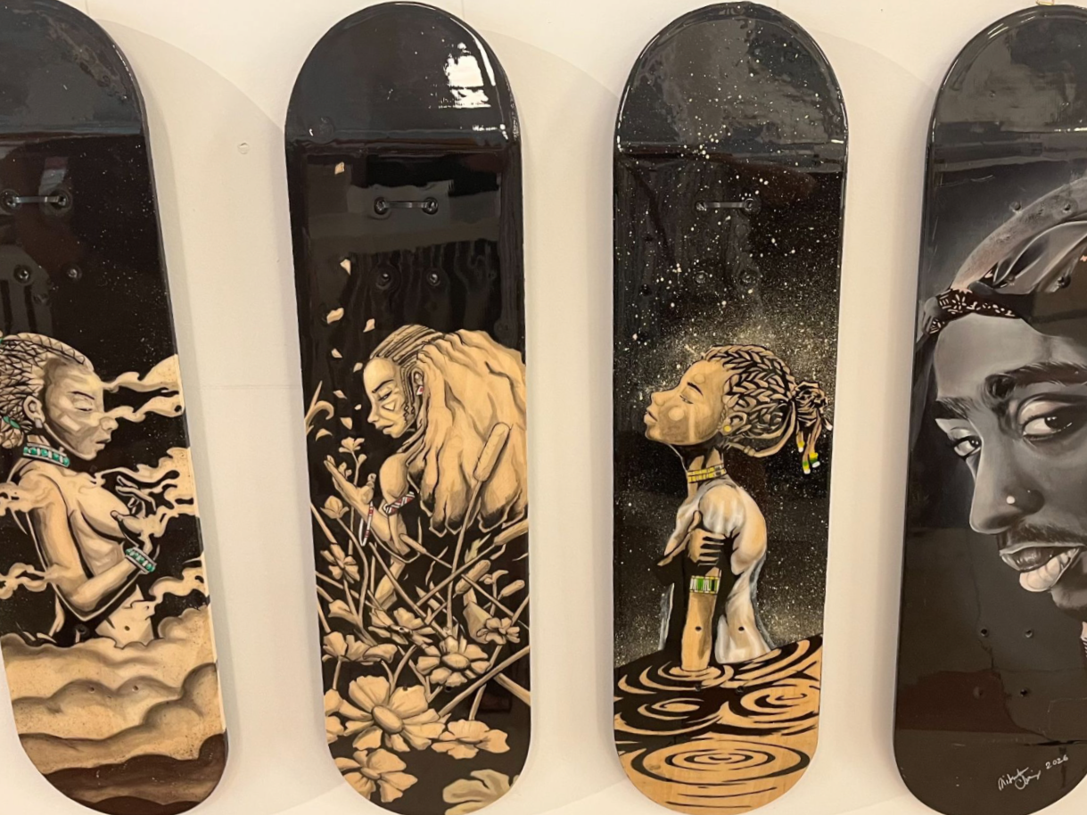 Skateboards-Decked Out: Modern Iconography on Wood