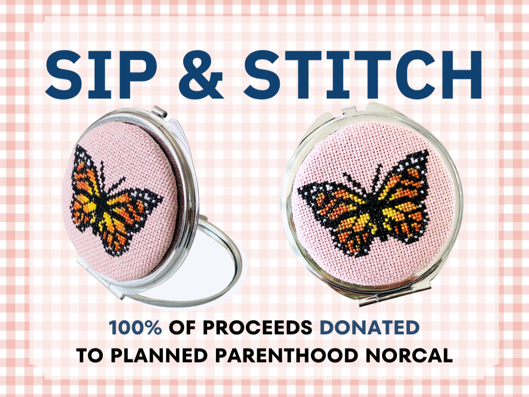 Sip &amp; Stitch: Compact Mirrors