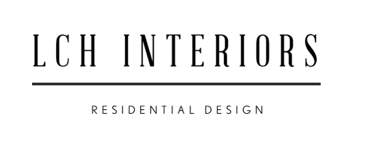 LCH INTERIORS logo with residential design subtitle