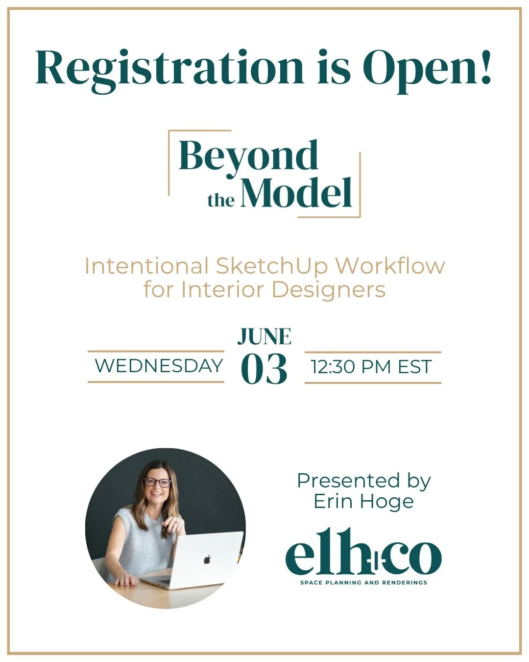Registration is open! Link in bio. 

Send this to the friend you know won&rsquo;t want to miss it.

#sketchup #sketchuptutorial #sketchup3d #3dmodeling #3dvisualization interiorrendering