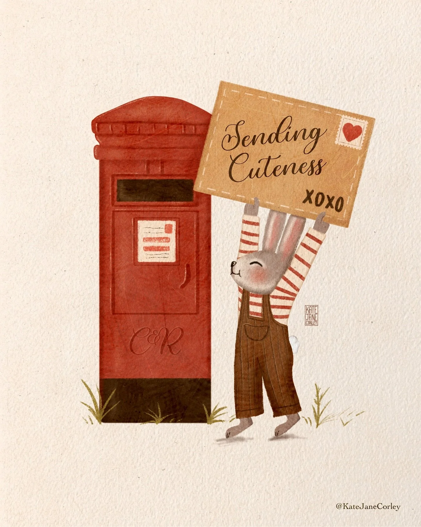 Im going to need a bigger mailbox&hellip; 🤔
.
.
.
.
.
.
.
.
.
.
.
.
.
.
.
Cute bunny mailing a letter, #cutebunnies #bunnystagram #bunnyillustration #peterrabbit