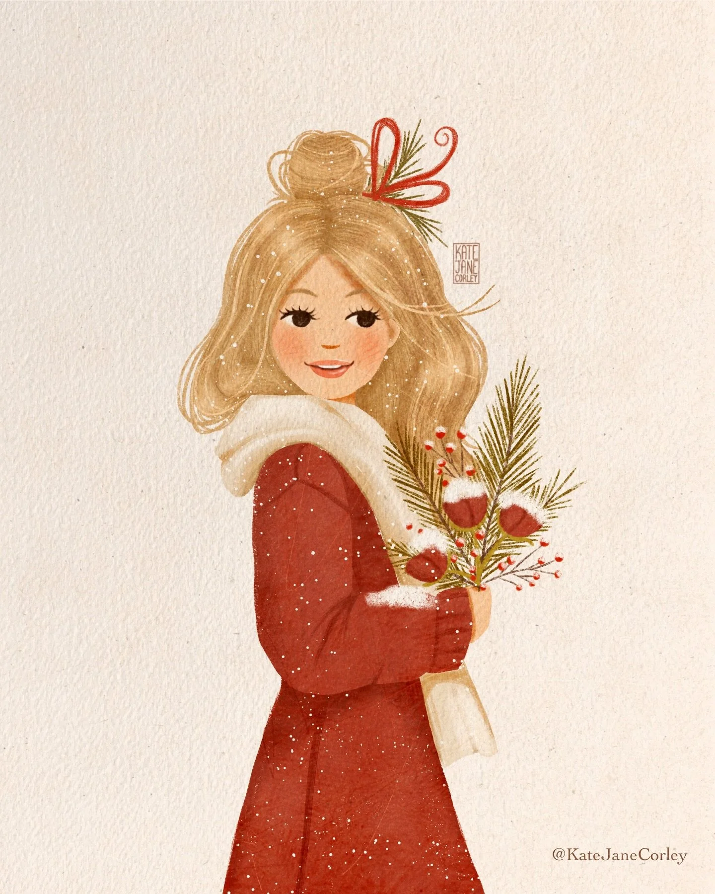 Though not intended, this happy, festive illustration ended up looking like a grown up version of Cindy Lou who 😂
Hope your day is as happy as she is!
.
.
.
.
.
.
.
.
.
.
.
.
.
.
.
.
.
.
.
.
.
.
.
.
.
Cozy art, happy art, girl drawing, #happyillustr