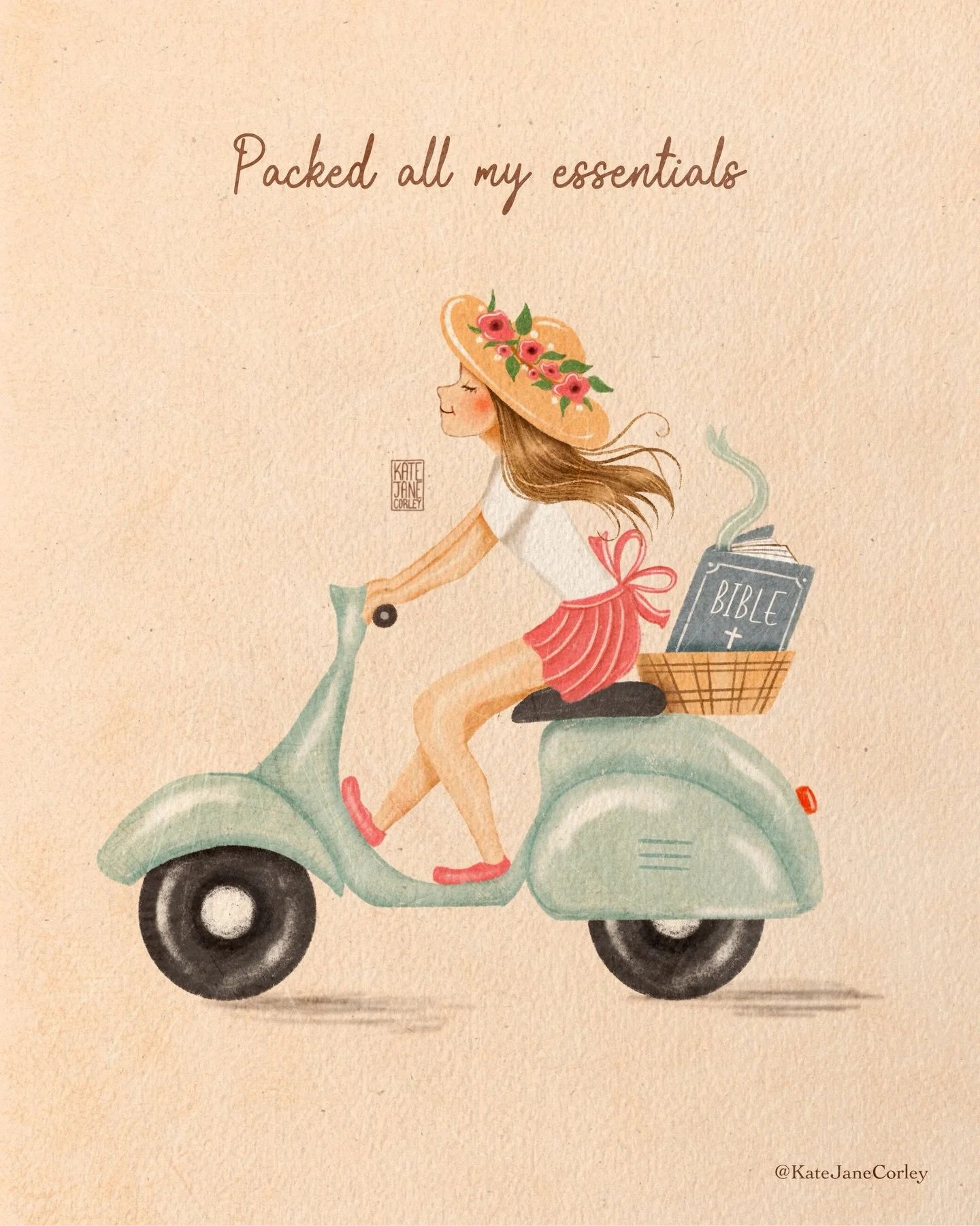 List of essentials to pack:

 . BIBLE ✅
.
.
.
All set! 😉

.
.
.
.
.
.
.
.
.
.
.
.
.
.
.
.
.
.
Cute illustrations, encouraging words, positive quotes, happy art, #girlyquotes #cutequotes #biblequotesoftheday