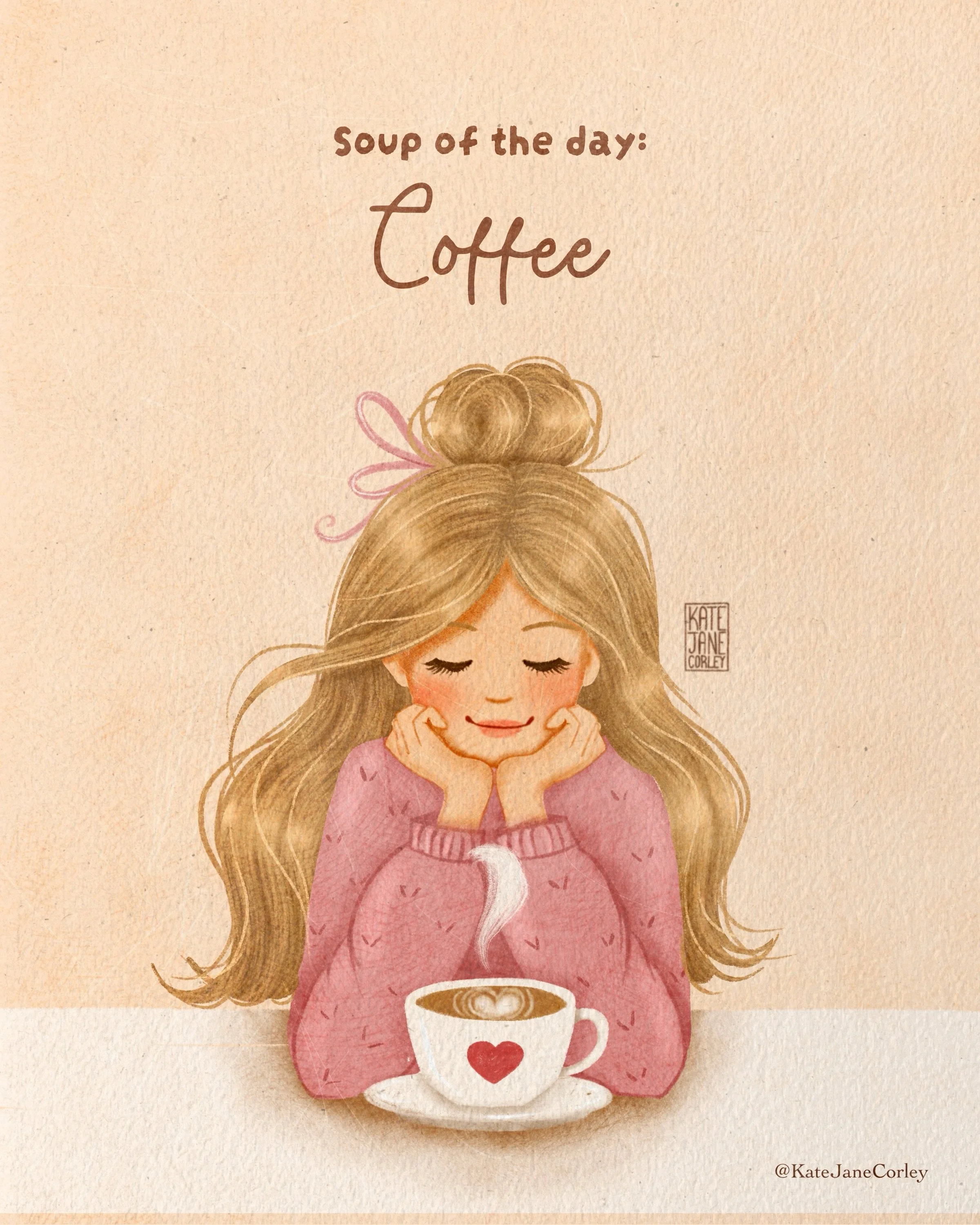 Cup or a bowl?&hellip;. I&rsquo;ll have the bowl please 🥰🤗☺️
.
.
.
.
.
.
.
.
.
.
.
.
.
.
.
.
.
.
.
Happy quotes, encouragement, happy illustrations, #coffeequotes #coffeepeople #coffeestagram